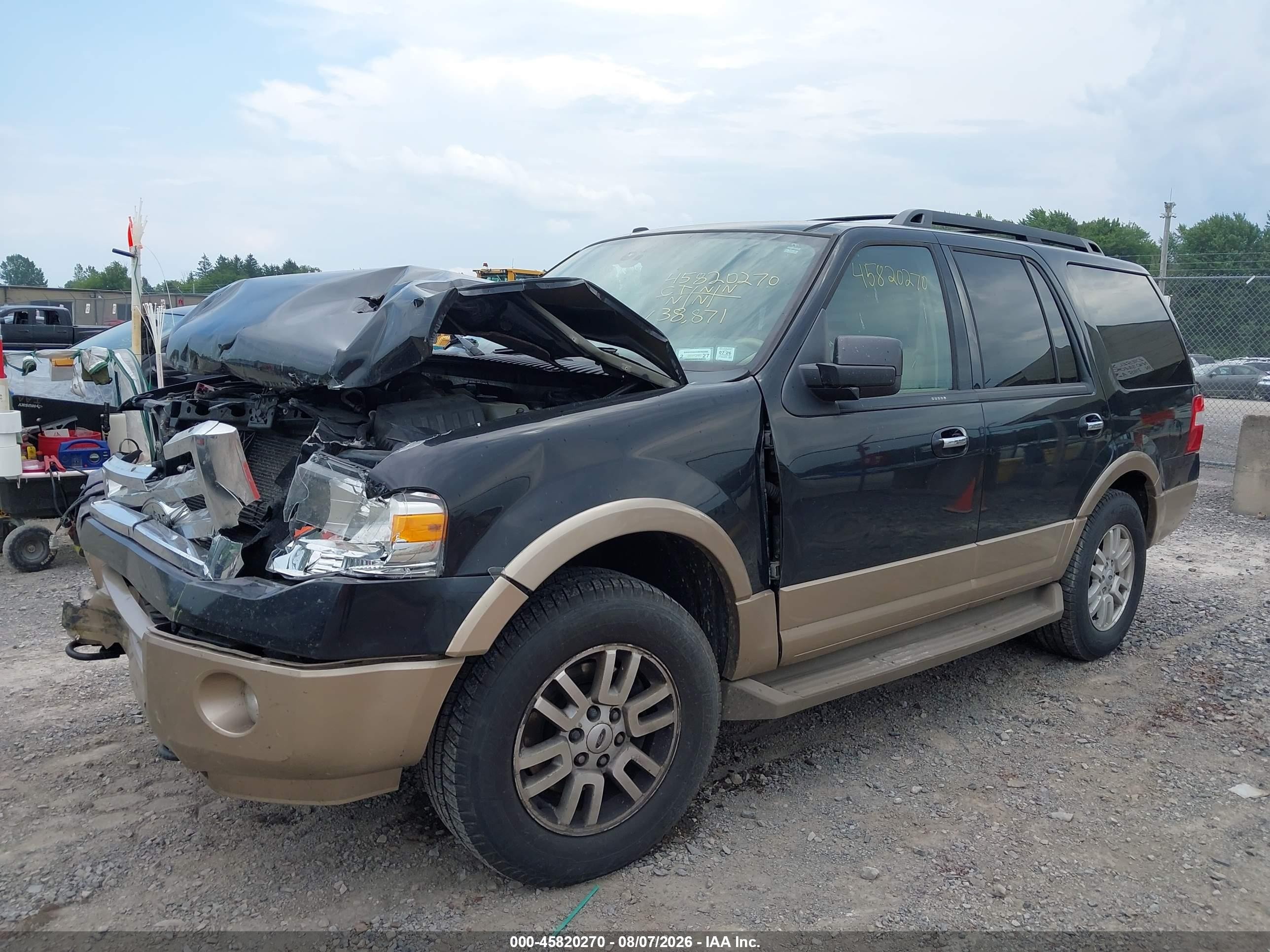 2014 Ford Expedition Xlt Black vin: 1FMJU1J5XEEF50935