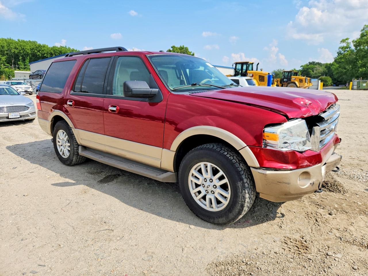 2014 Ford Expedition Xlt Red vin: 1FMJU1J5XEEF56900