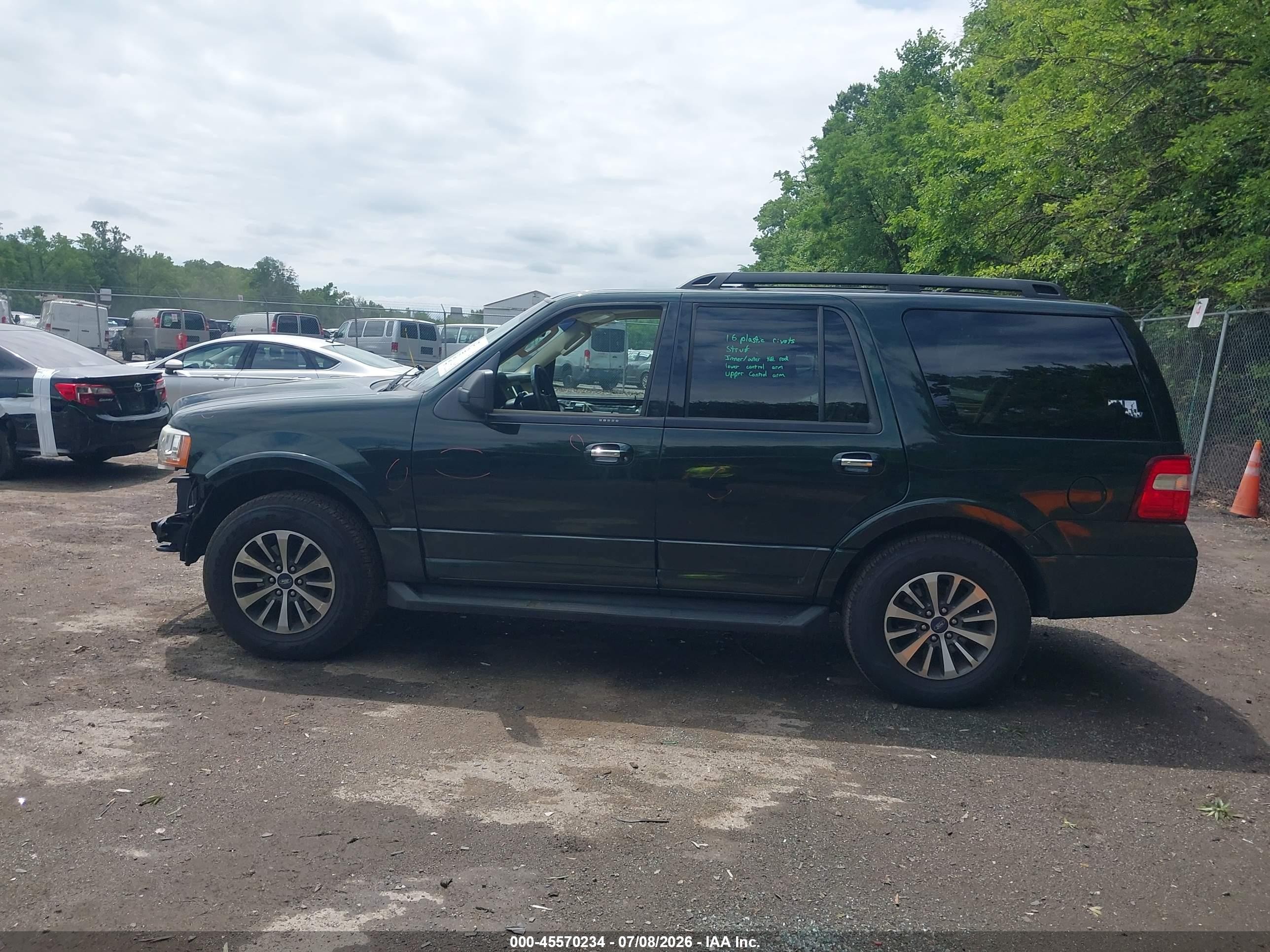 2015 Ford Expedition Xlt Green vin: 1FMJU1JT1FEF30007