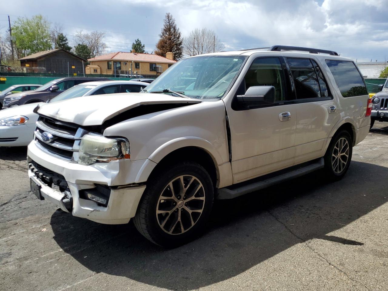 2015 Ford Expedition Xlt White vin: 1FMJU1JT5FEF02372