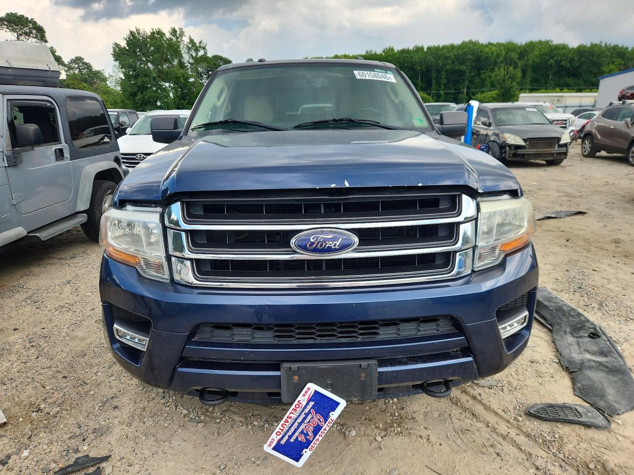 2015 Ford Expedition Xlt Blue vin: 1FMJU1JT7FEF01868