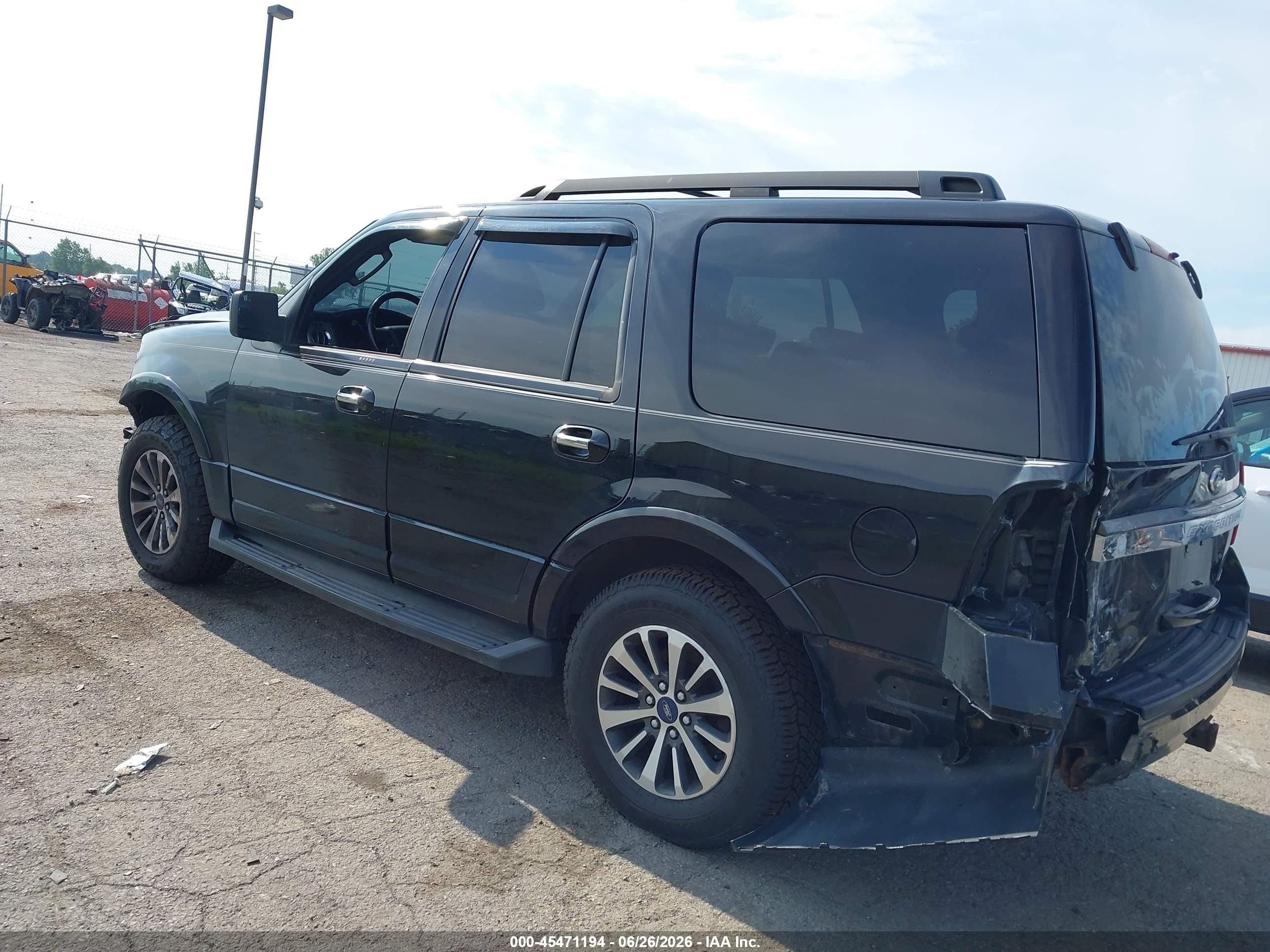 2015 Ford Expedition Xlt Black vin: 1FMJU1JT7FEF19027