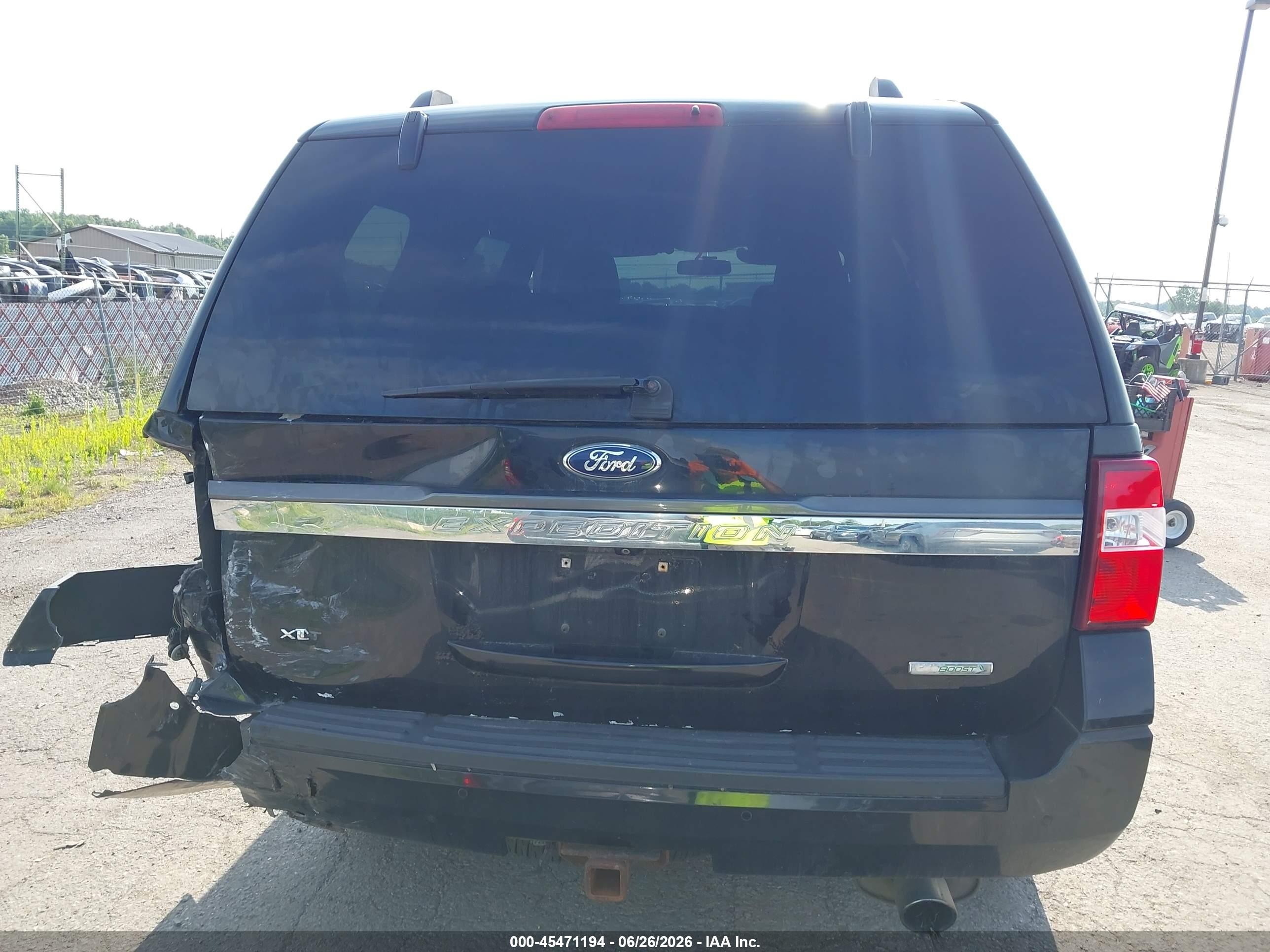 2015 Ford Expedition Xlt Black vin: 1FMJU1JT7FEF19027