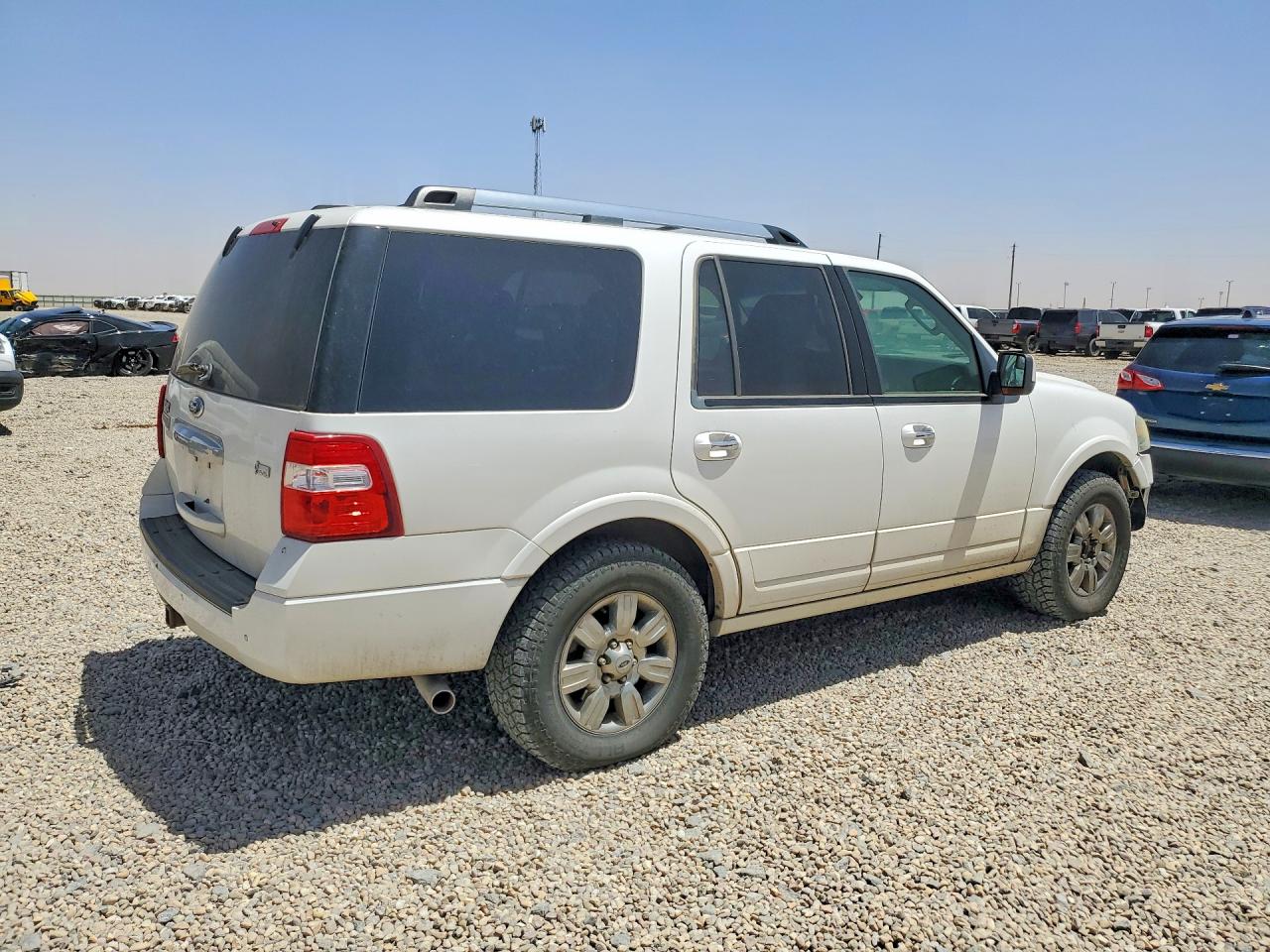 2012 Ford Expedition Limited White vin: 1FMJU1K50CEF15252