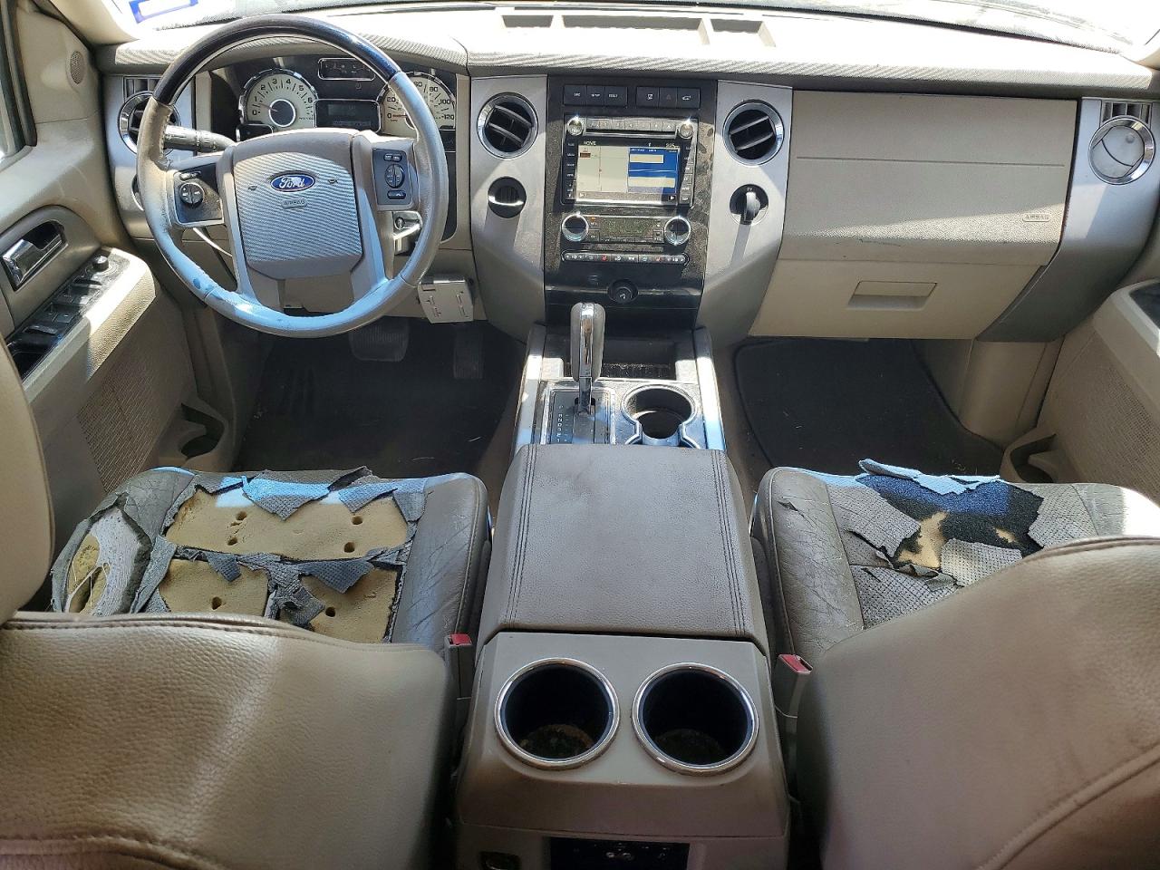 2012 Ford Expedition Limited White vin: 1FMJU1K50CEF15252