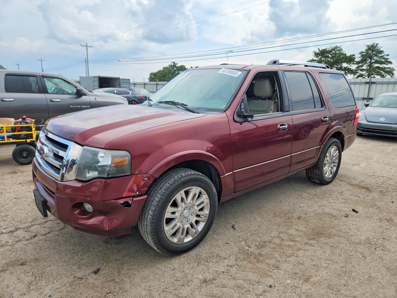 2012 Ford Expedition Limited Burgundy vin: 1FMJU1K50CEF54469