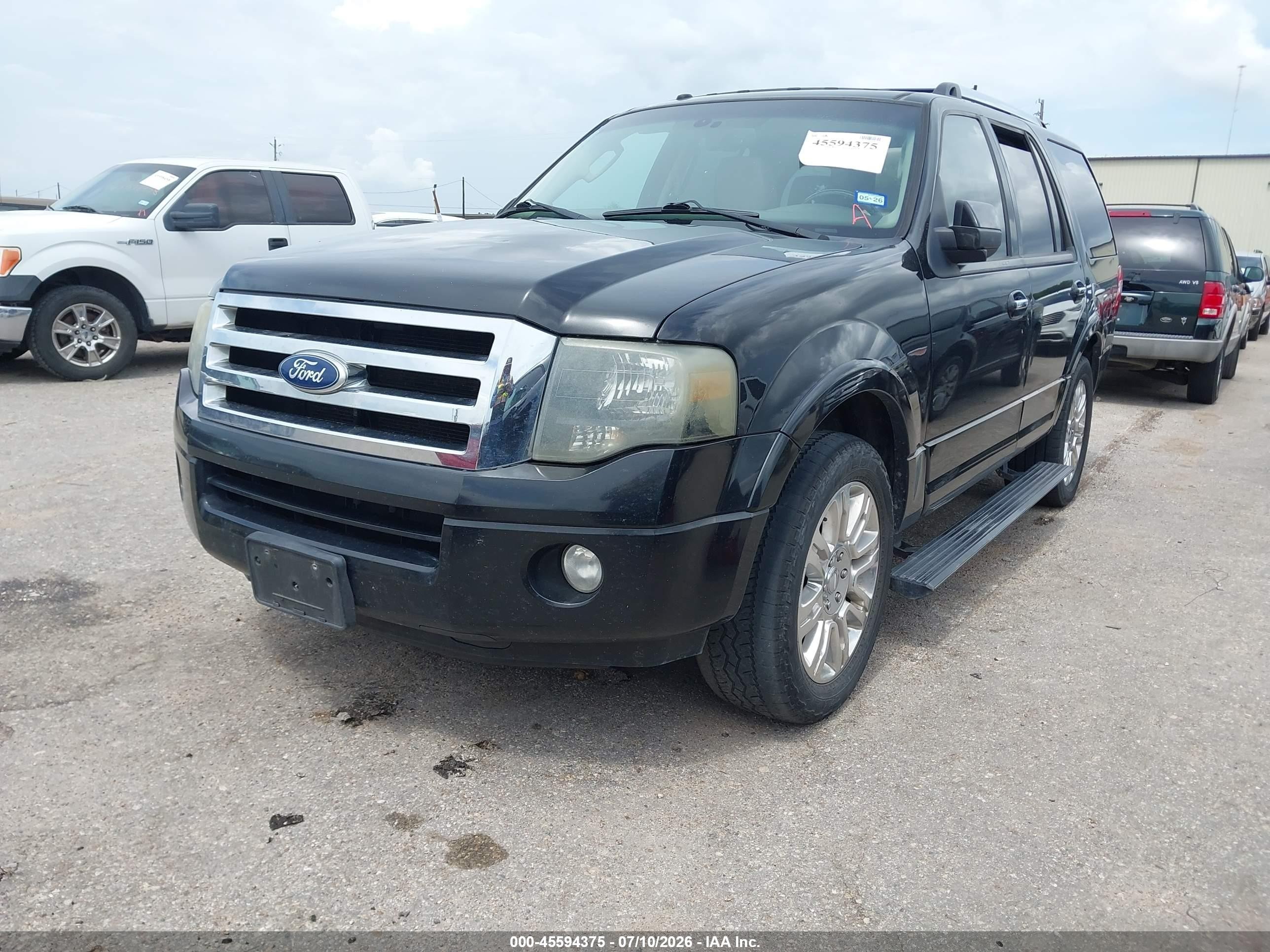 2011 Ford Expedition Limited Black vin: 1FMJU1K51BEF20622