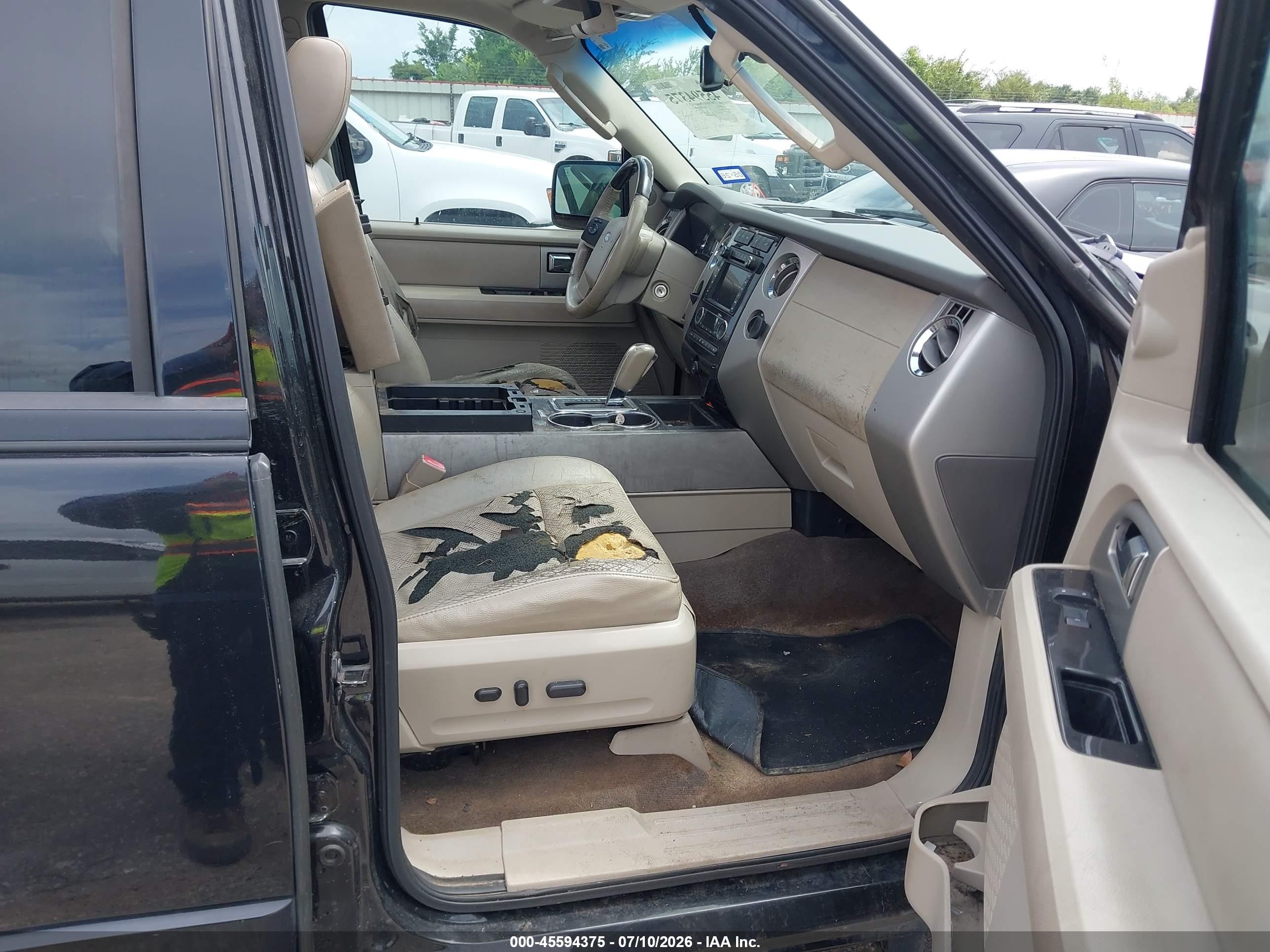 2011 Ford Expedition Limited Black vin: 1FMJU1K51BEF20622