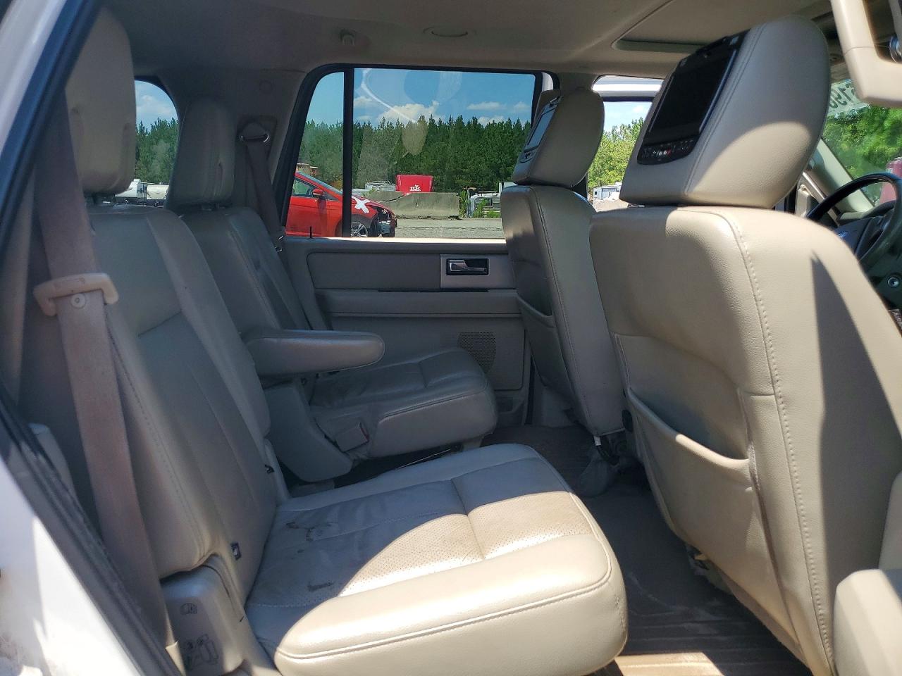2013 Ford Expedition Limited White vin: 1FMJU1K51DEF41134