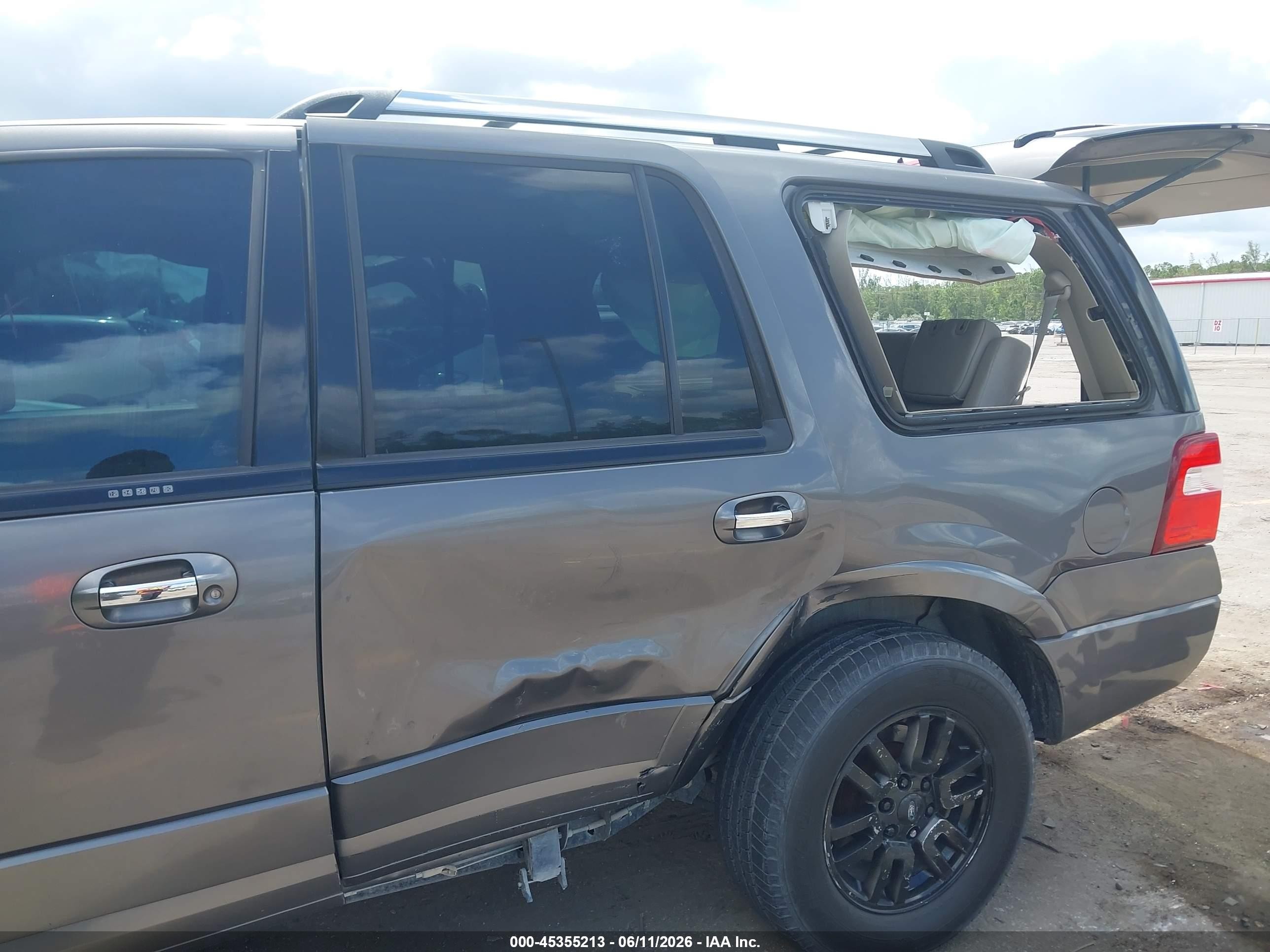 2014 Ford Expedition Limited Gray vin: 1FMJU1K51EEF00309