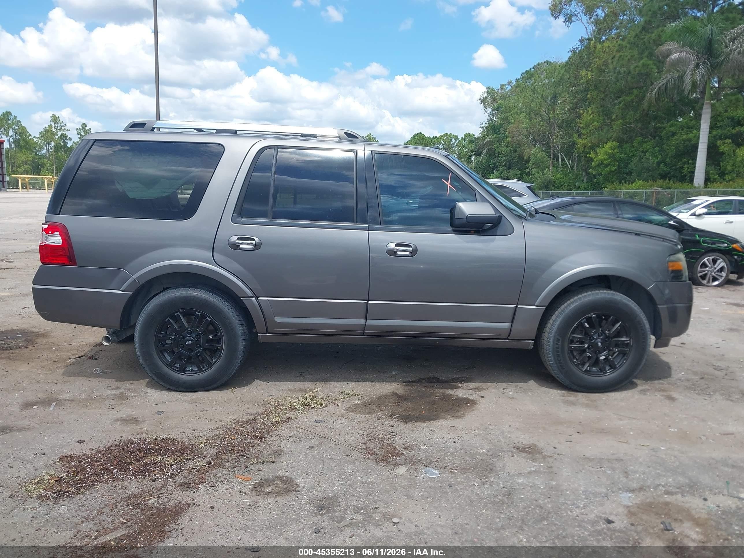 2014 Ford Expedition Limited Gray vin: 1FMJU1K51EEF00309