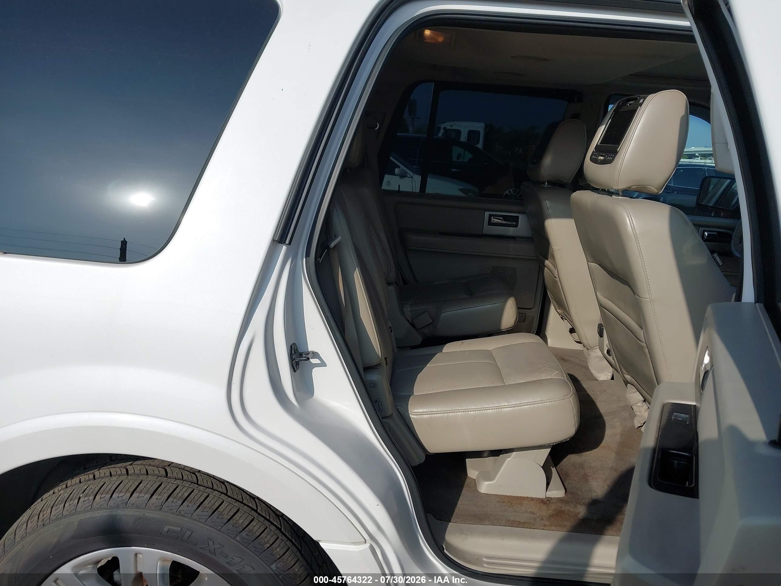 2011 Ford Expedition Limited White vin: 1FMJU1K52BEF01299