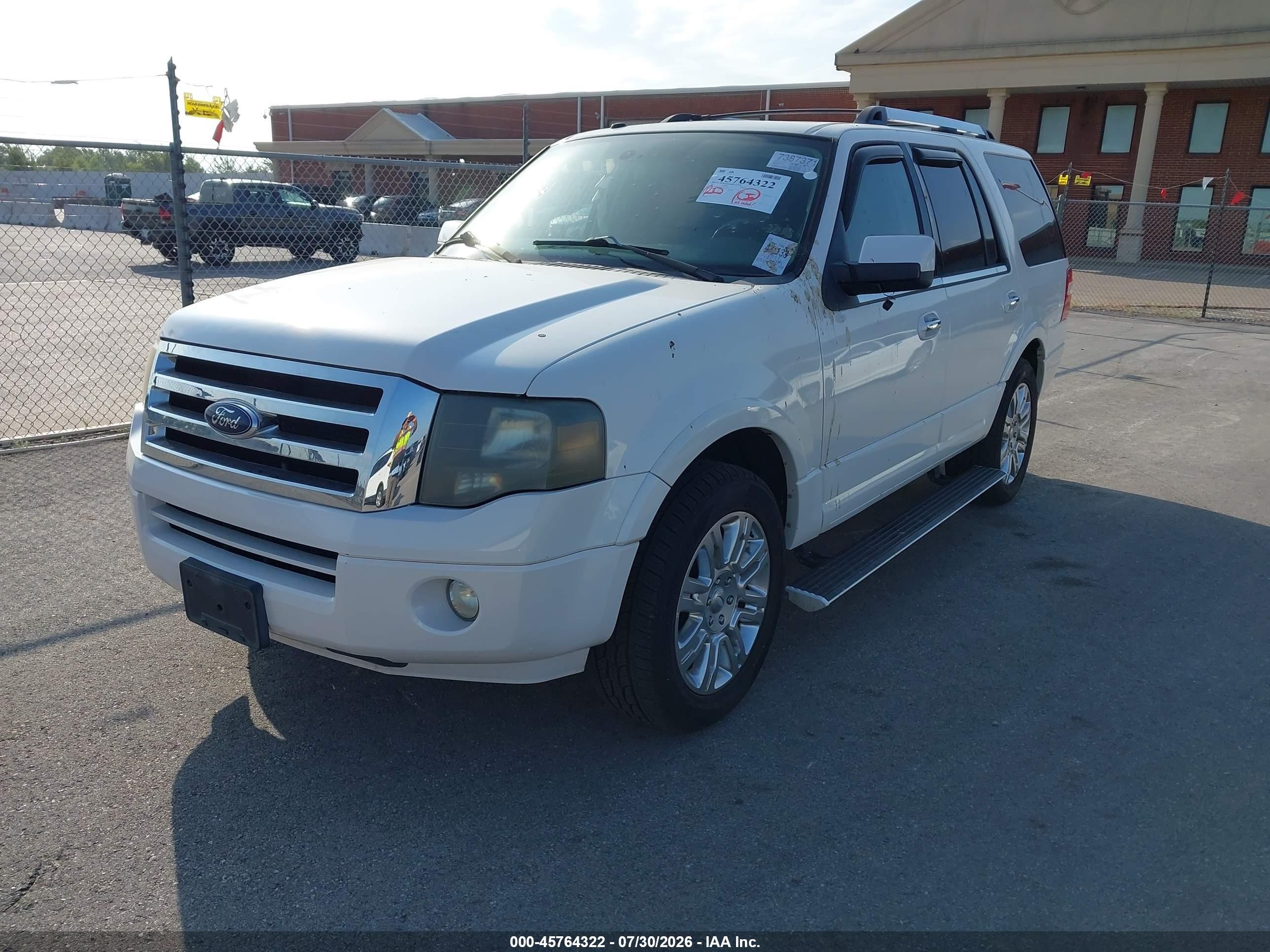 2011 Ford Expedition Limited White vin: 1FMJU1K52BEF01299