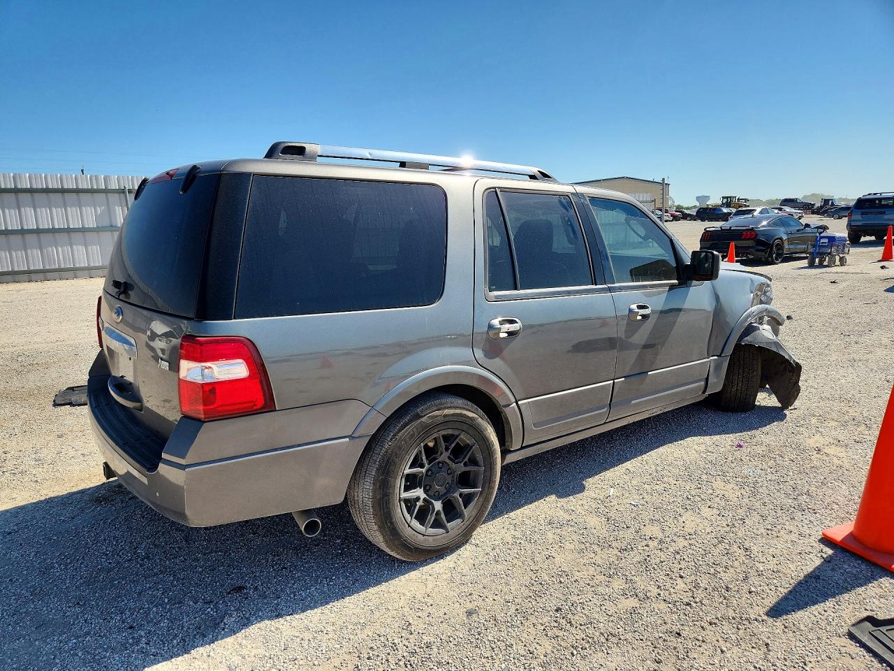2013 Ford Expedition Limited Gray vin: 1FMJU1K52DEF13827