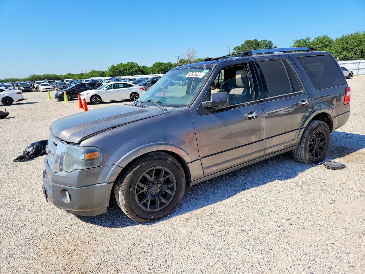 2013 Ford Expedition Limited Gray vin: 1FMJU1K52DEF13827