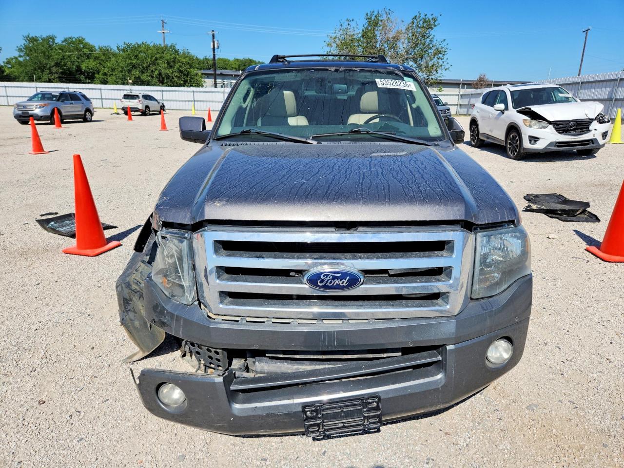 2013 Ford Expedition Limited Gray vin: 1FMJU1K52DEF13827