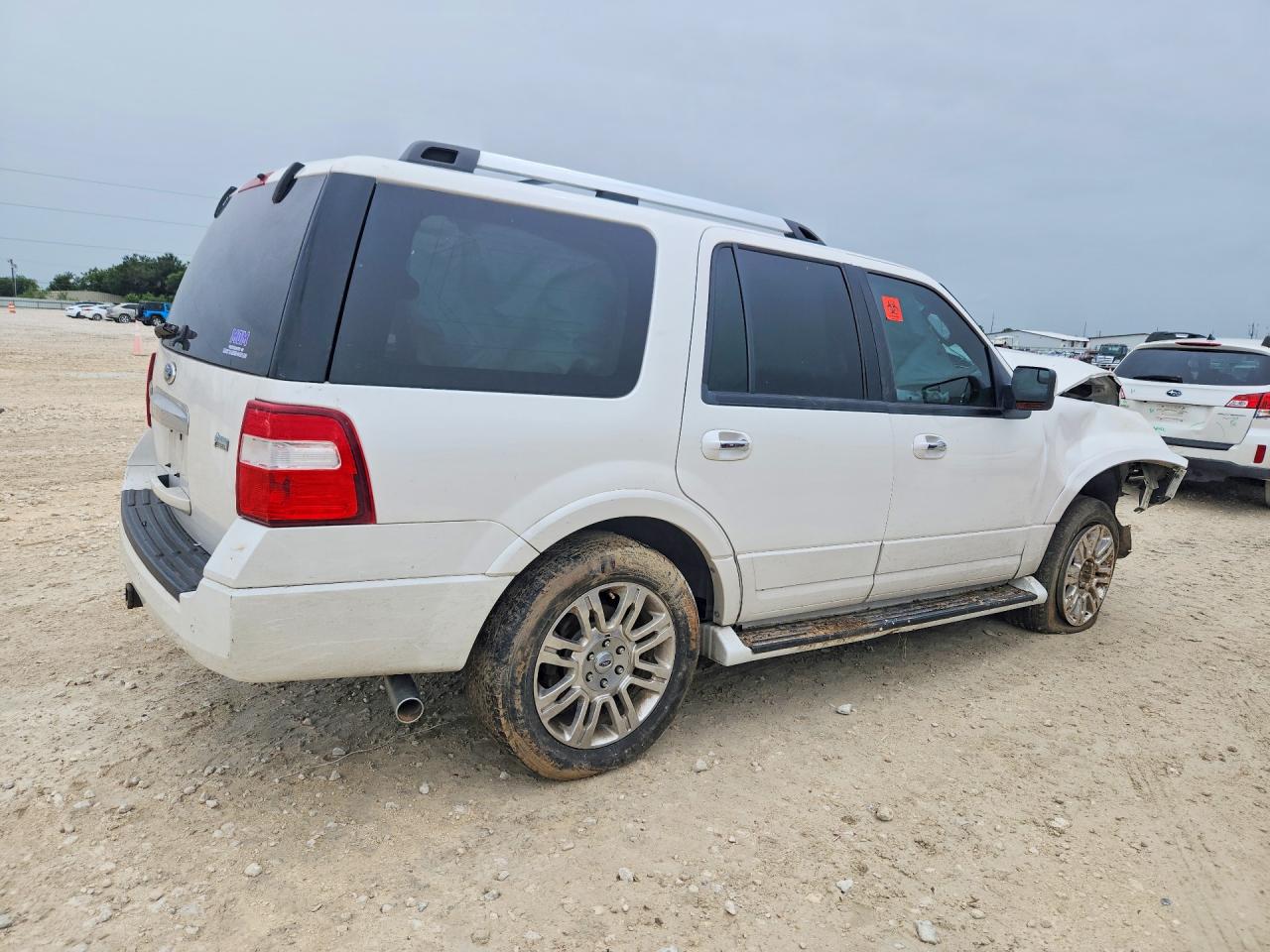 2014 Ford Expedition Limited White vin: 1FMJU1K52EEF01811