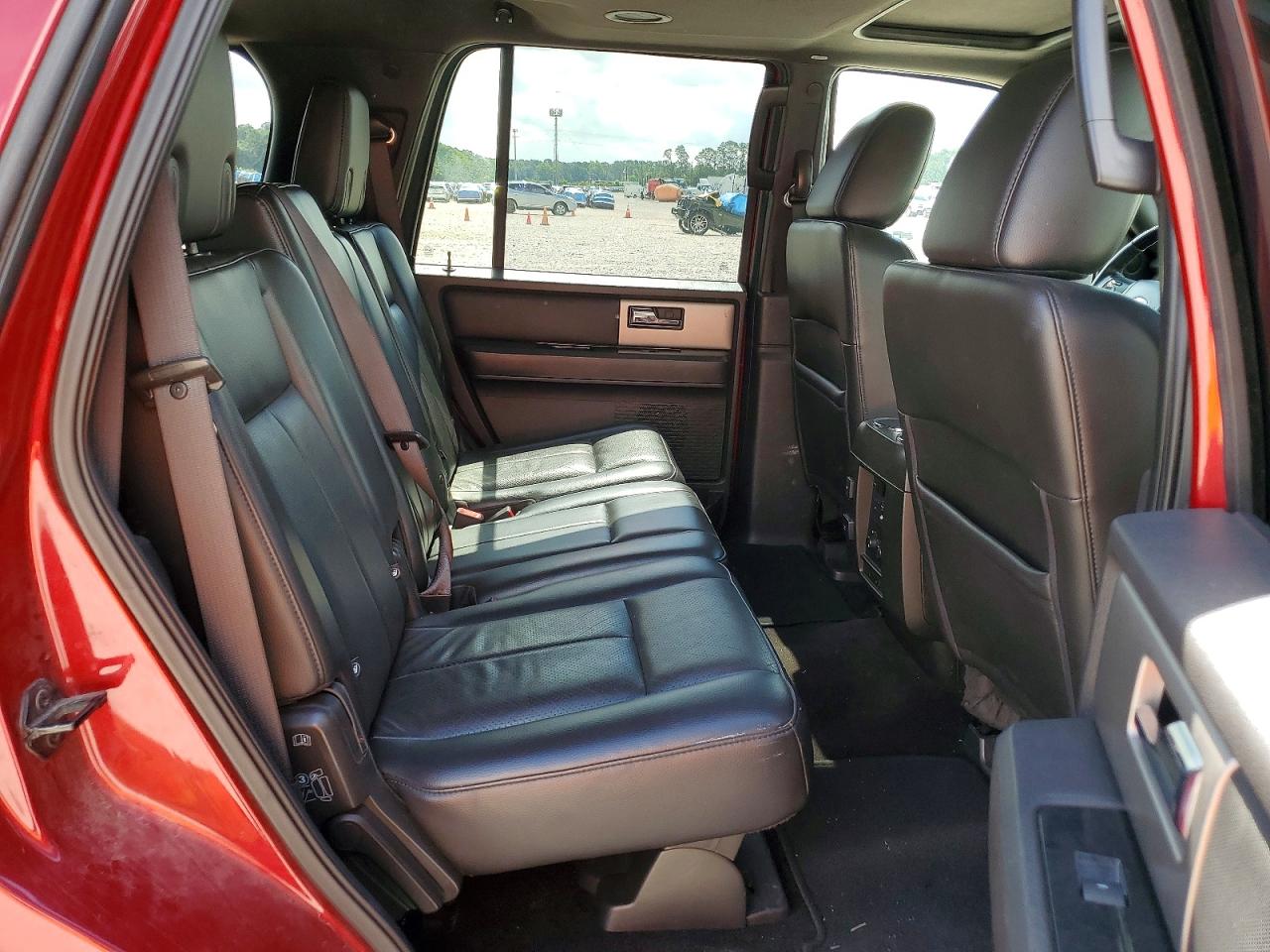 2014 Ford Expedition Limited Red vin: 1FMJU1K52EEF05339
