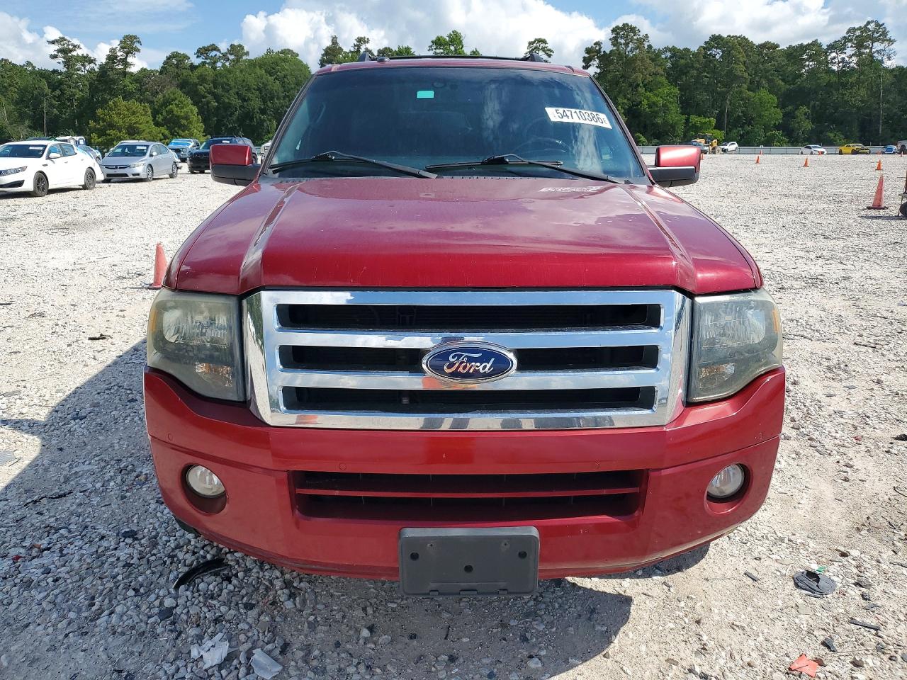 2014 Ford Expedition Limited Red vin: 1FMJU1K52EEF05339