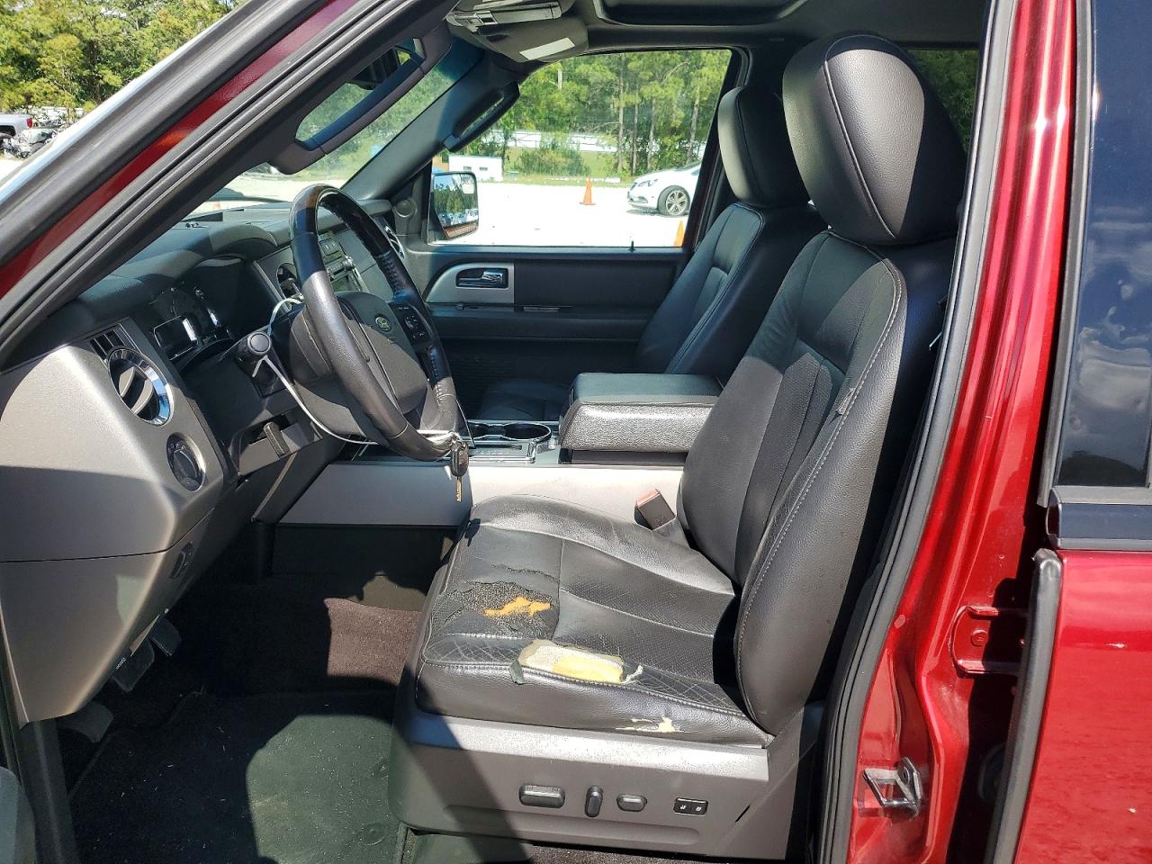 2014 Ford Expedition Limited Red vin: 1FMJU1K52EEF05339