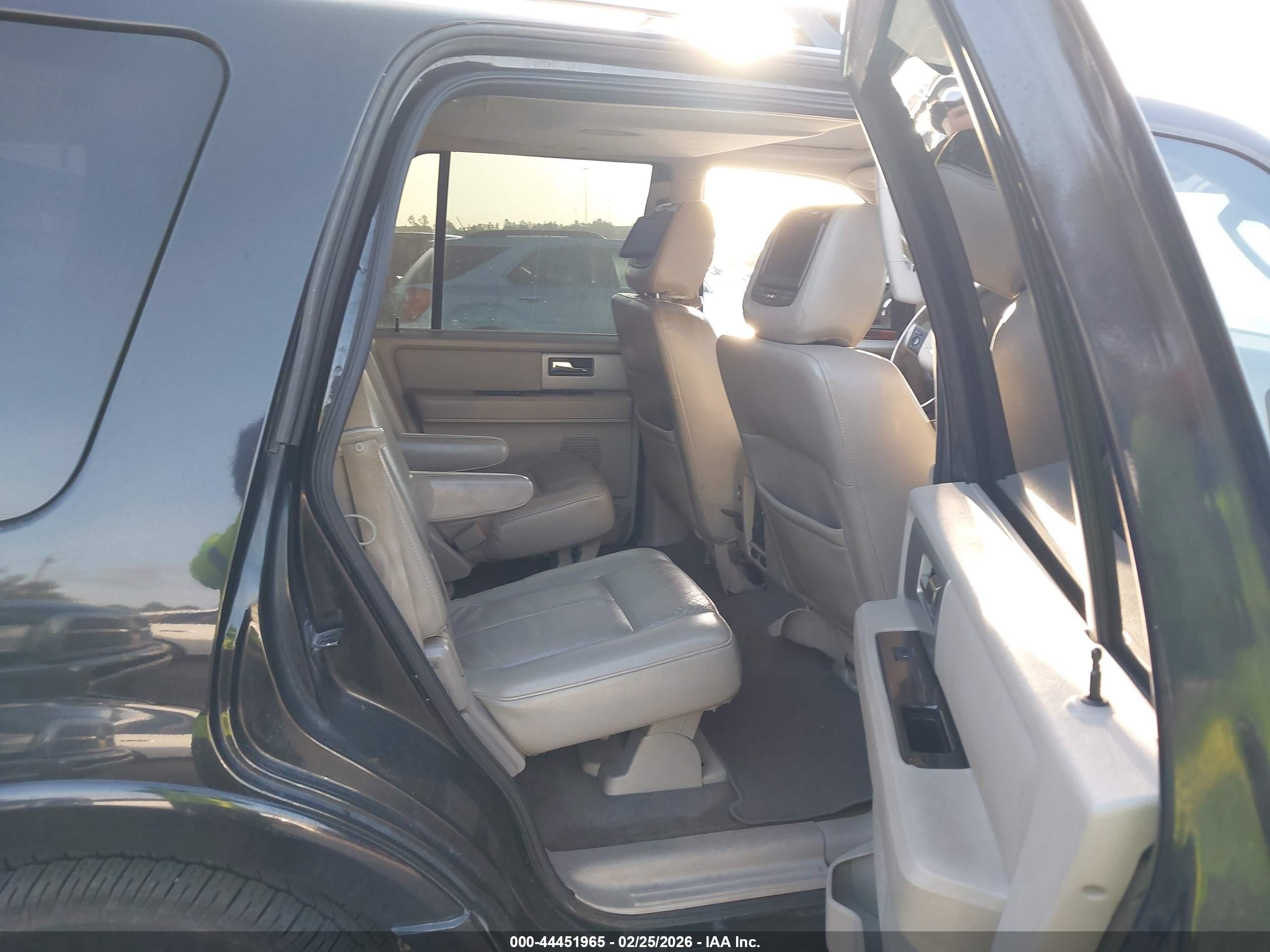 2011 Ford Expedition Limited Black vin: 1FMJU1K53BEF05460