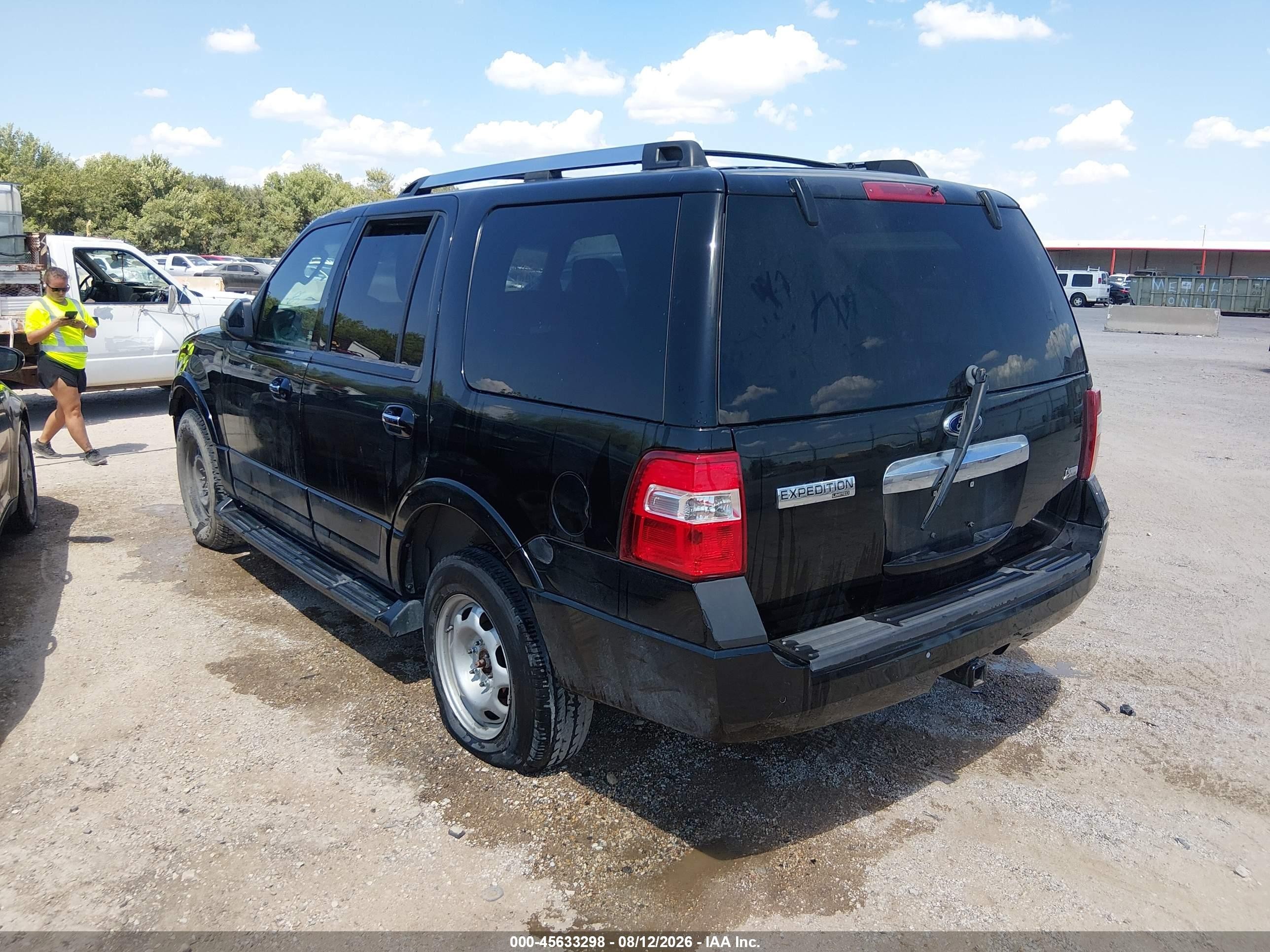 2012 Ford Expedition Limited Black vin: 1FMJU1K53CEF06528