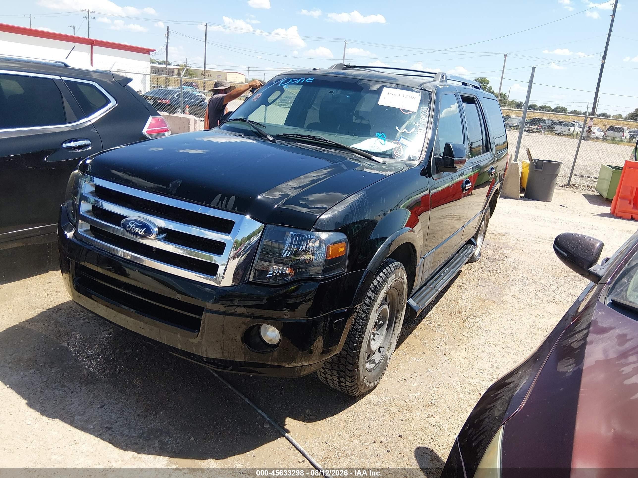 2012 Ford Expedition Limited Black vin: 1FMJU1K53CEF06528