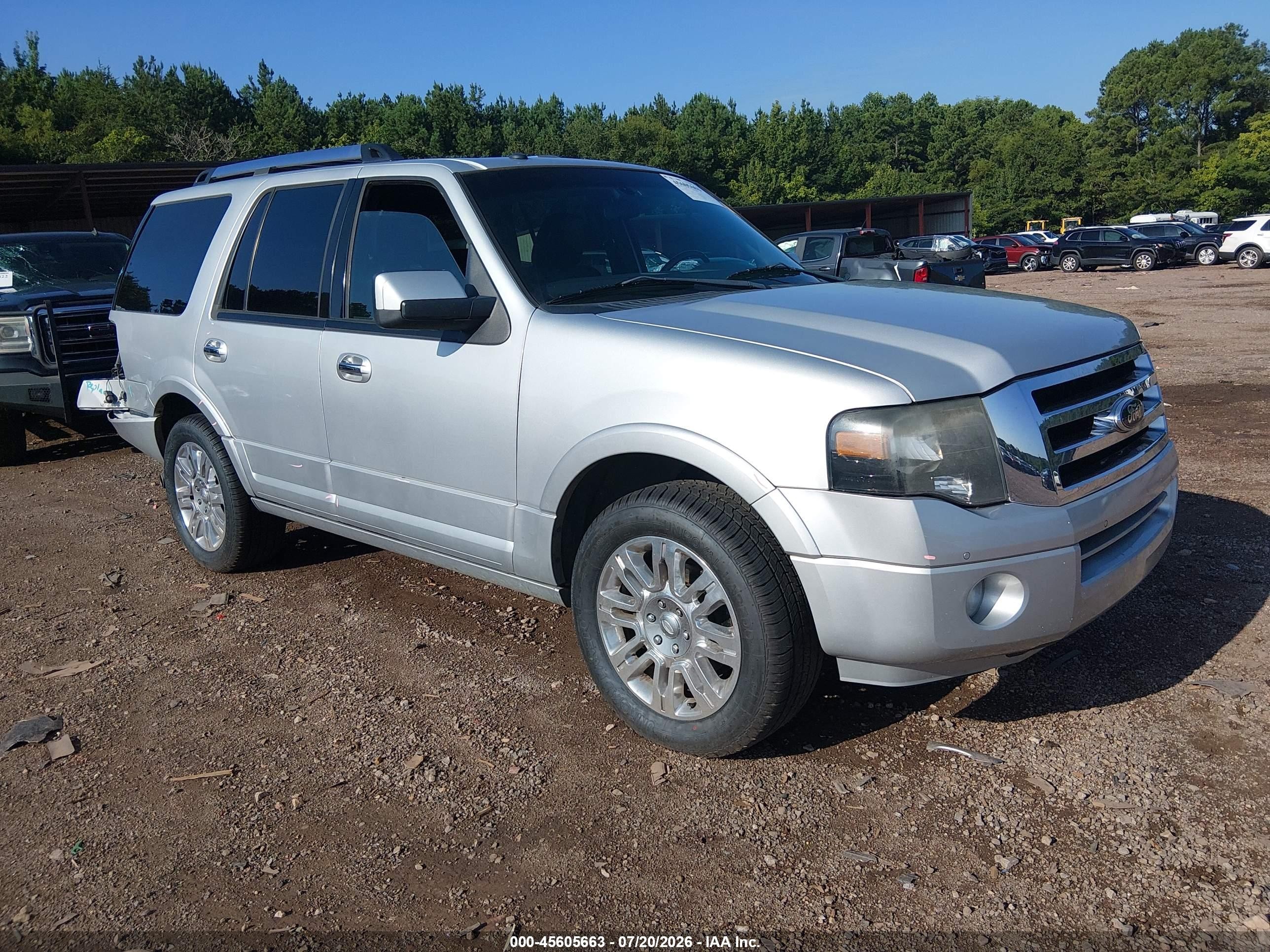 2013 Ford Expedition Limited Silver vin: 1FMJU1K53DEF11147
