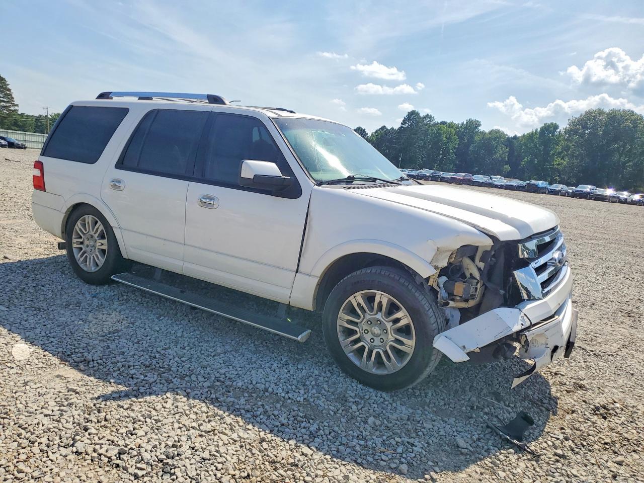 2012 Ford Expedition Limited White vin: 1FMJU1K54CEF15450