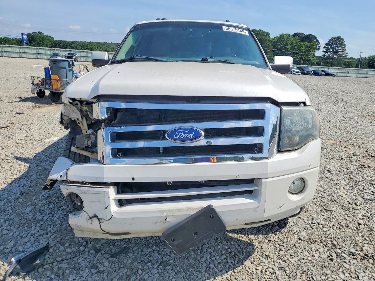 2012 Ford Expedition Limited White vin: 1FMJU1K54CEF15450