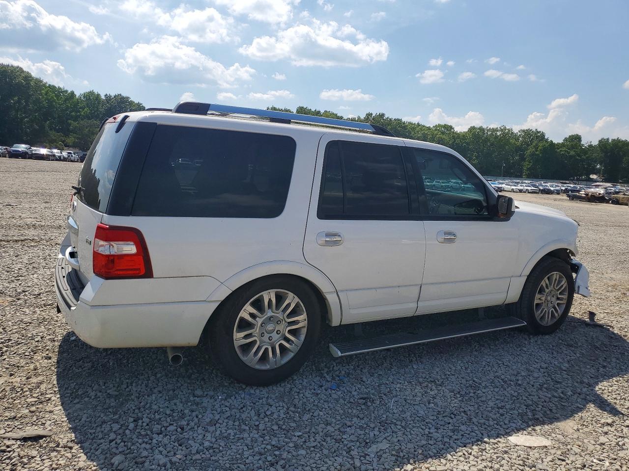 2012 Ford Expedition Limited White vin: 1FMJU1K54CEF15450
