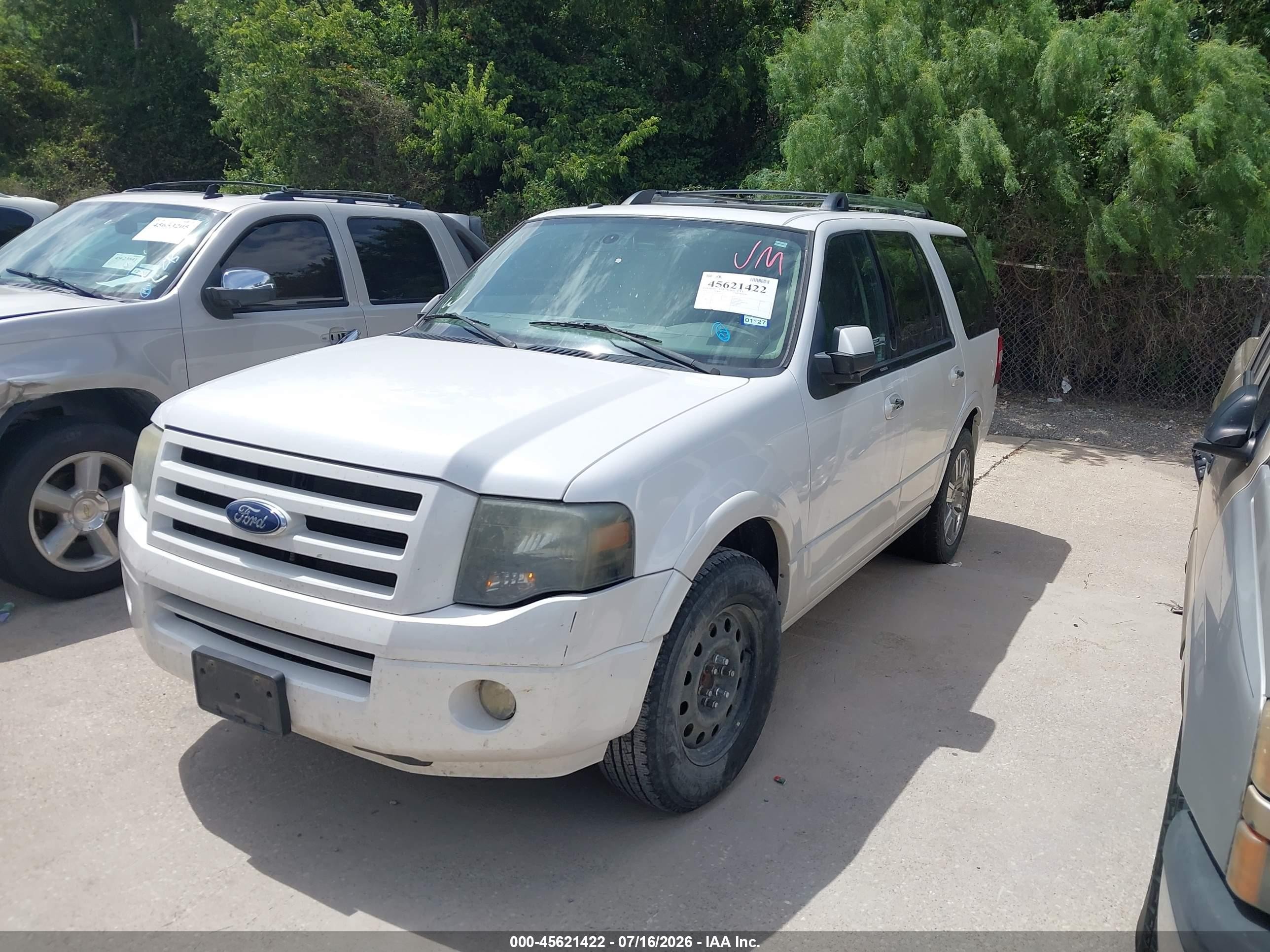 2010 Ford Expedition Limited Белый vin: 1FMJU1K55AEA20512