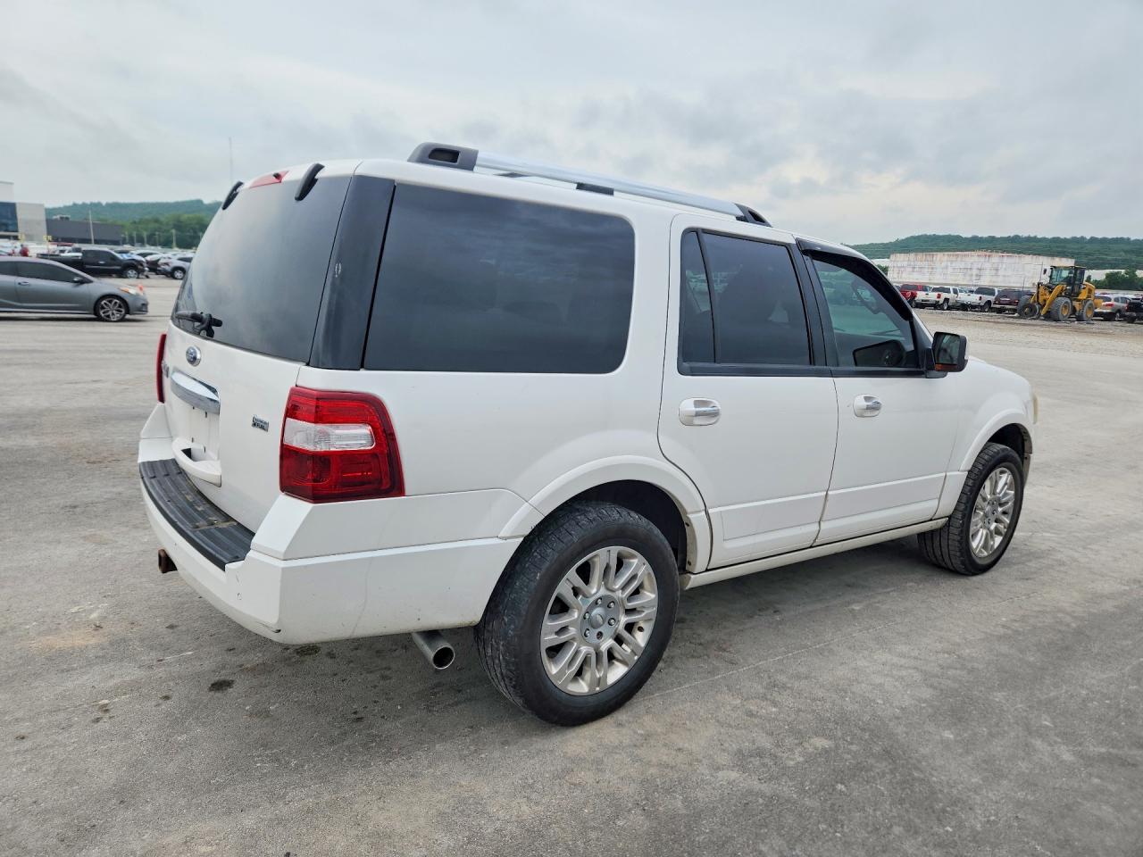 2011 Ford Expedition Limited White vin: 1FMJU1K55BEF02530