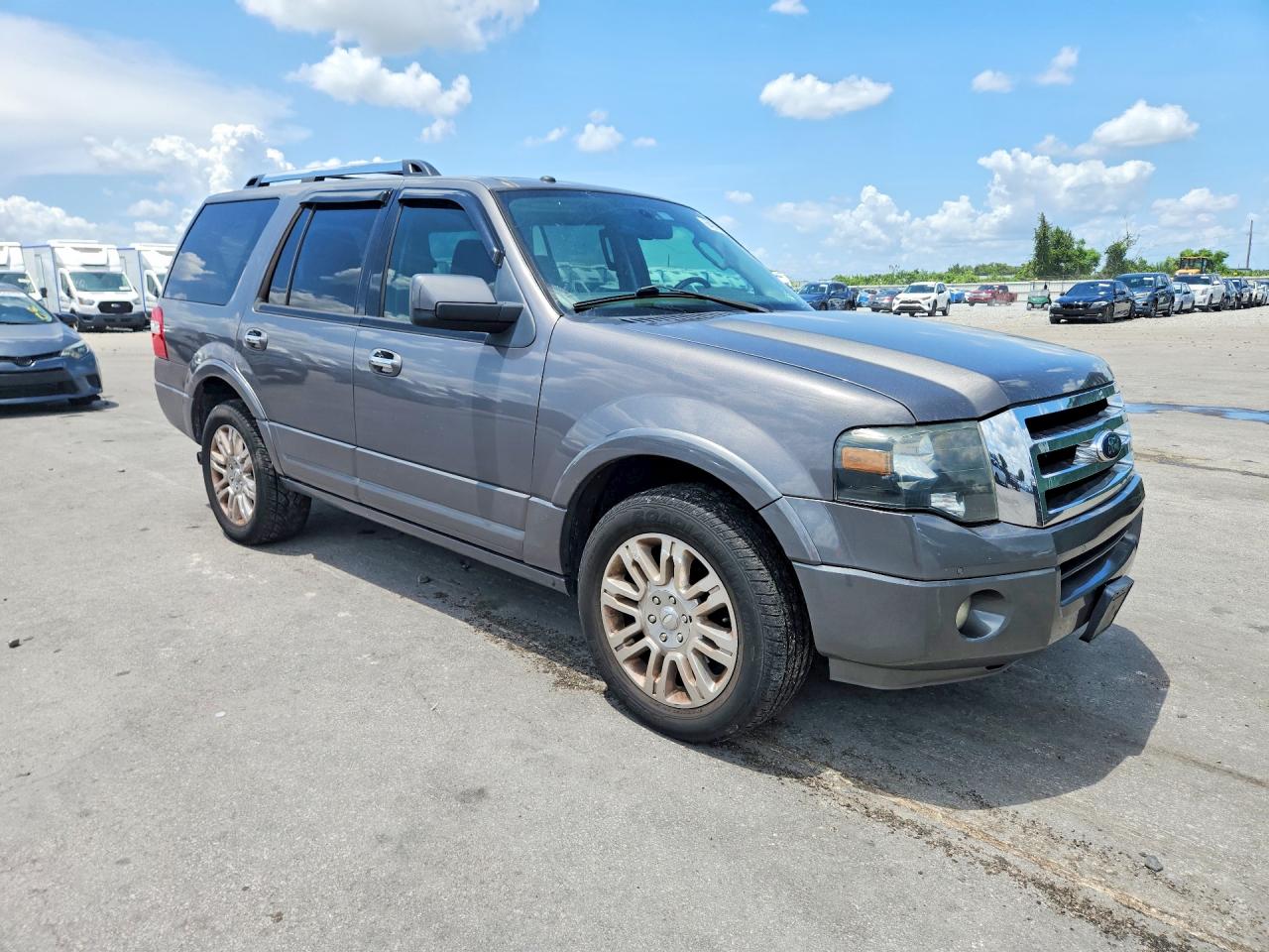2013 Ford Expedition Limited Gray vin: 1FMJU1K55DEF46028
