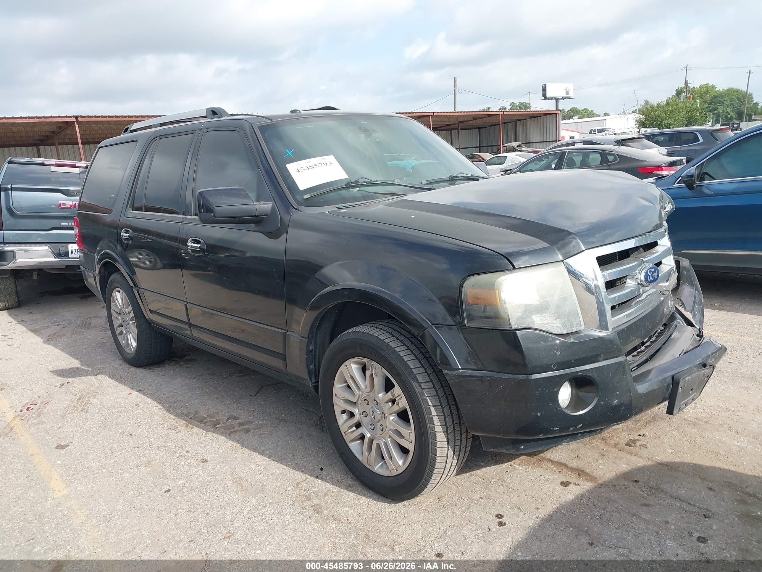 2014 Ford Expedition Limited Black vin: 1FMJU1K55EEF65471