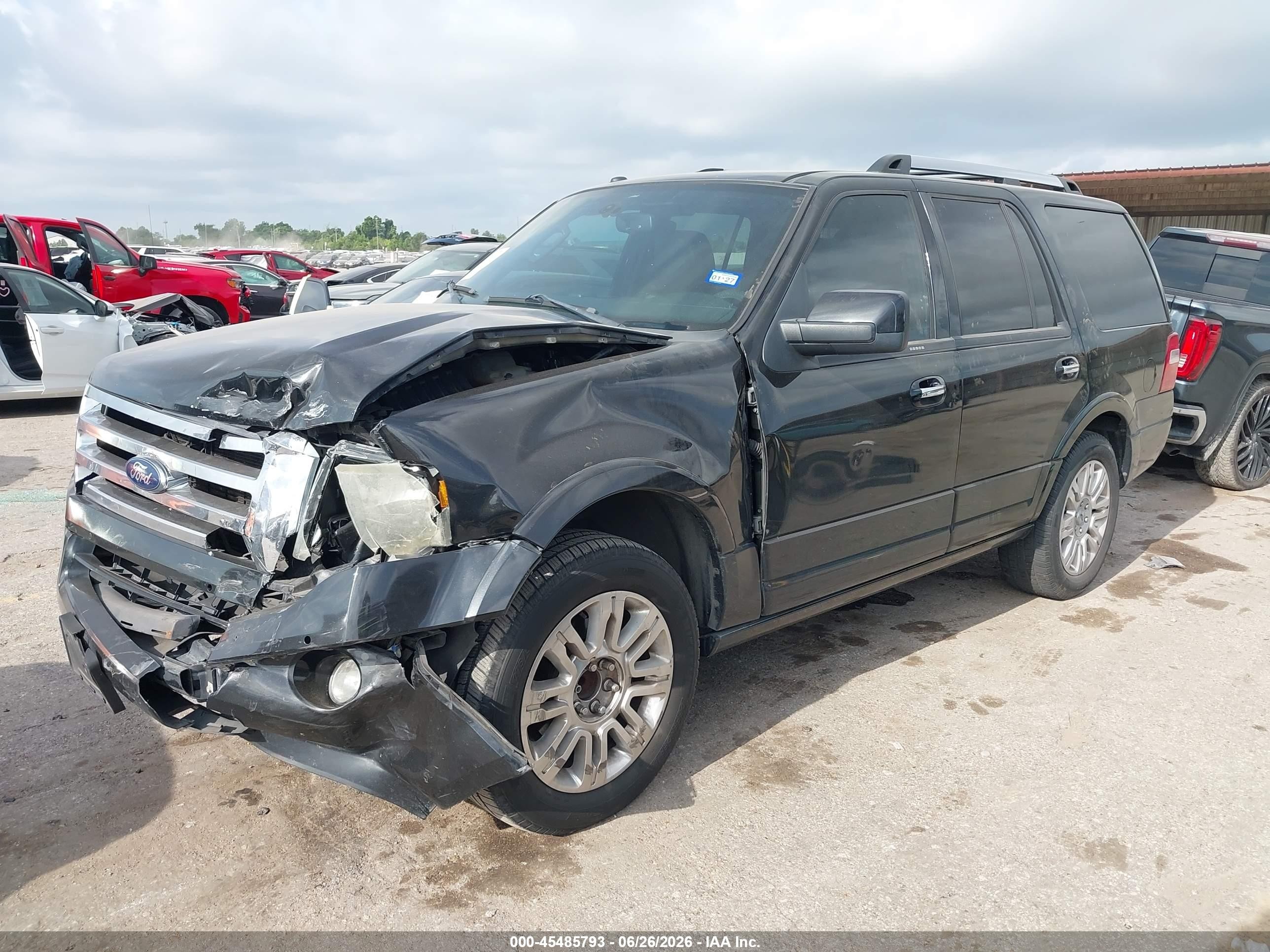 2014 Ford Expedition Limited Black vin: 1FMJU1K55EEF65471