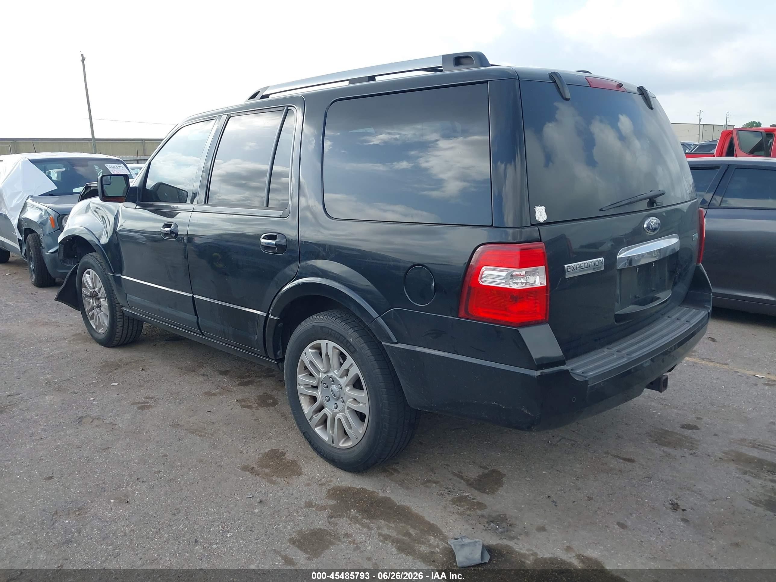 2014 Ford Expedition Limited Black vin: 1FMJU1K55EEF65471