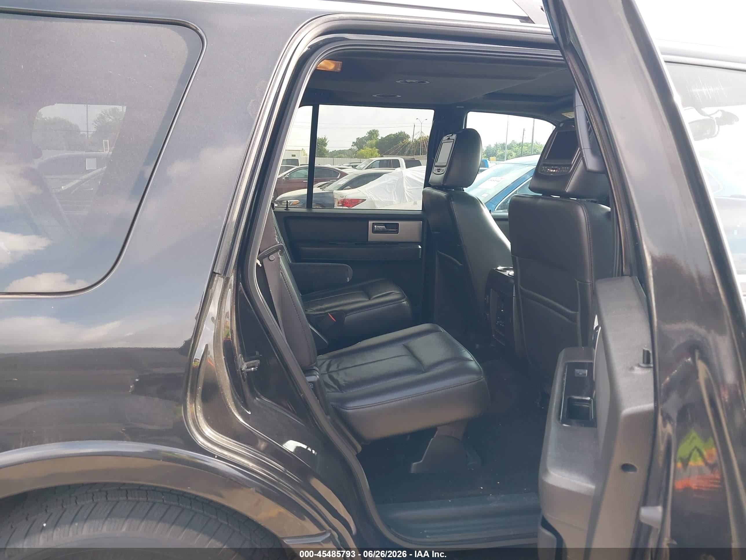 2014 Ford Expedition Limited Black vin: 1FMJU1K55EEF65471