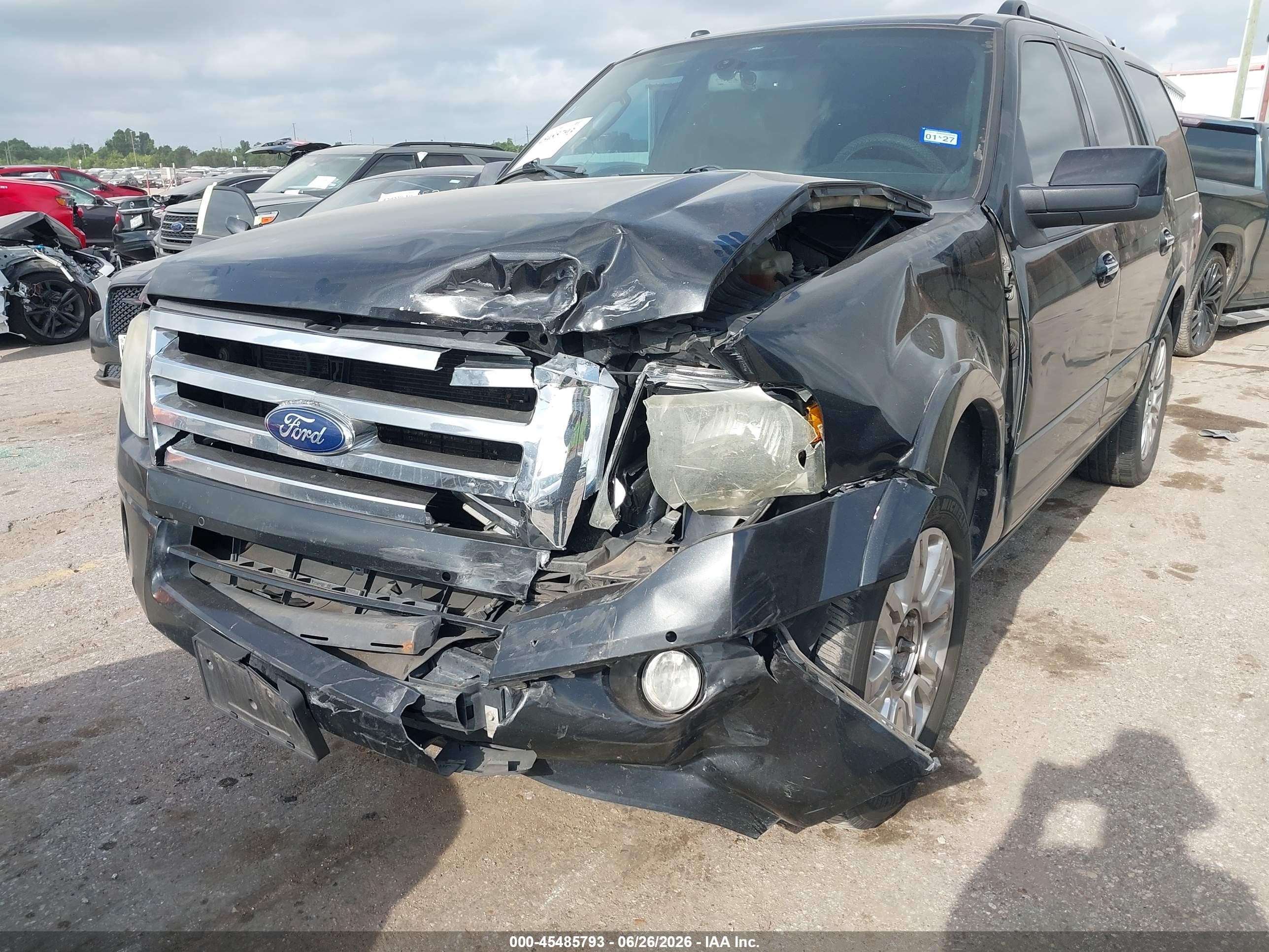 2014 Ford Expedition Limited Black vin: 1FMJU1K55EEF65471
