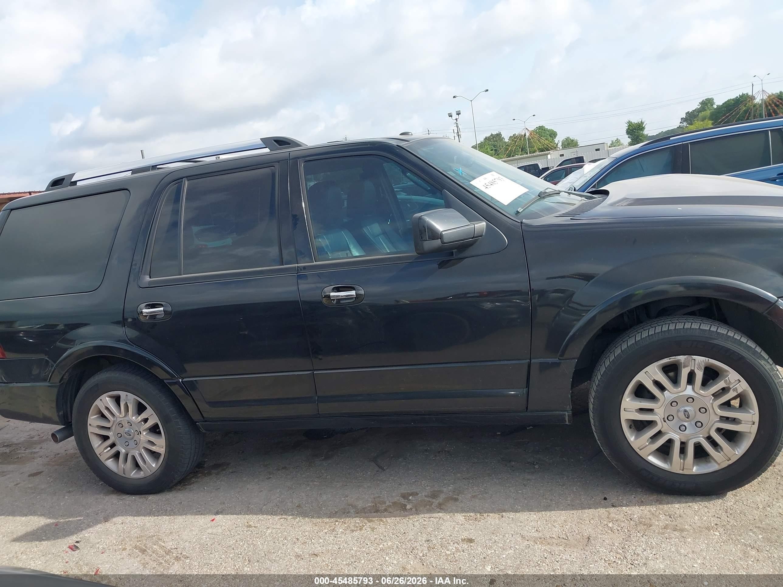 2014 Ford Expedition Limited Black vin: 1FMJU1K55EEF65471
