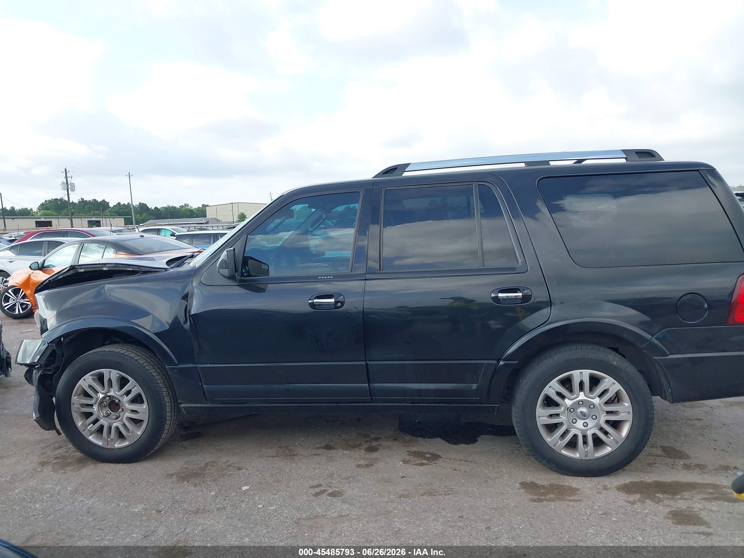 2014 Ford Expedition Limited Black vin: 1FMJU1K55EEF65471
