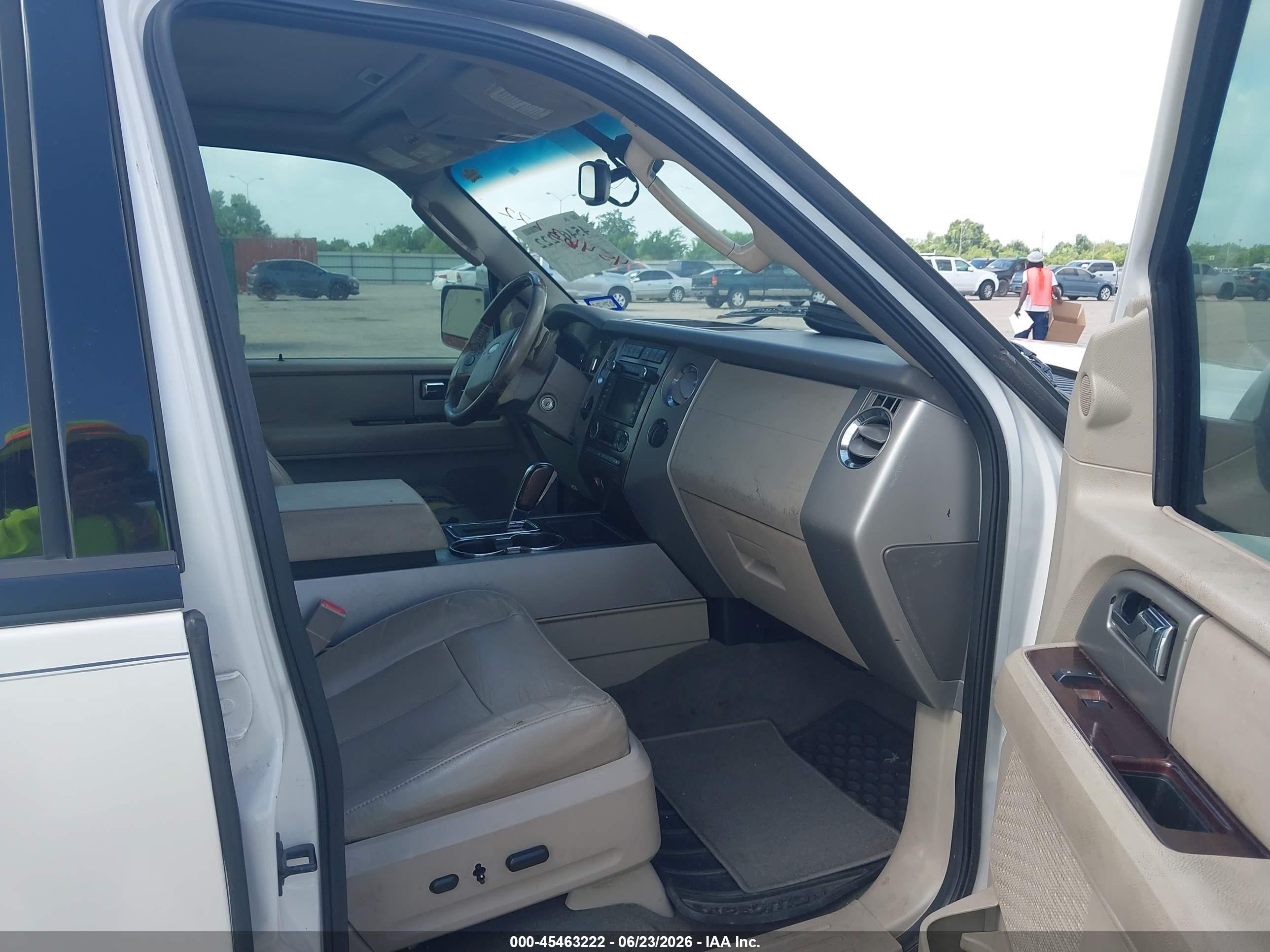 2010 Ford Expedition Limited Белый vin: 1FMJU1K56AEA54264