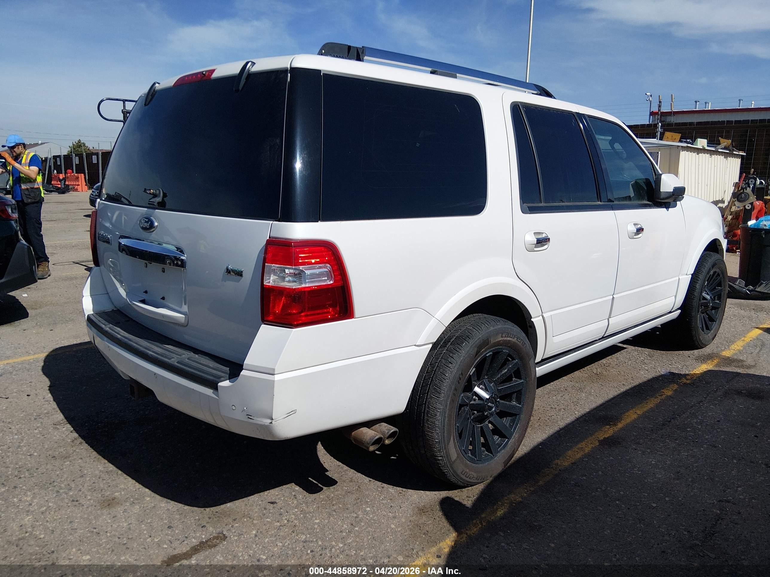 2011 Ford Expedition Limited White vin: 1FMJU1K56BEF13634