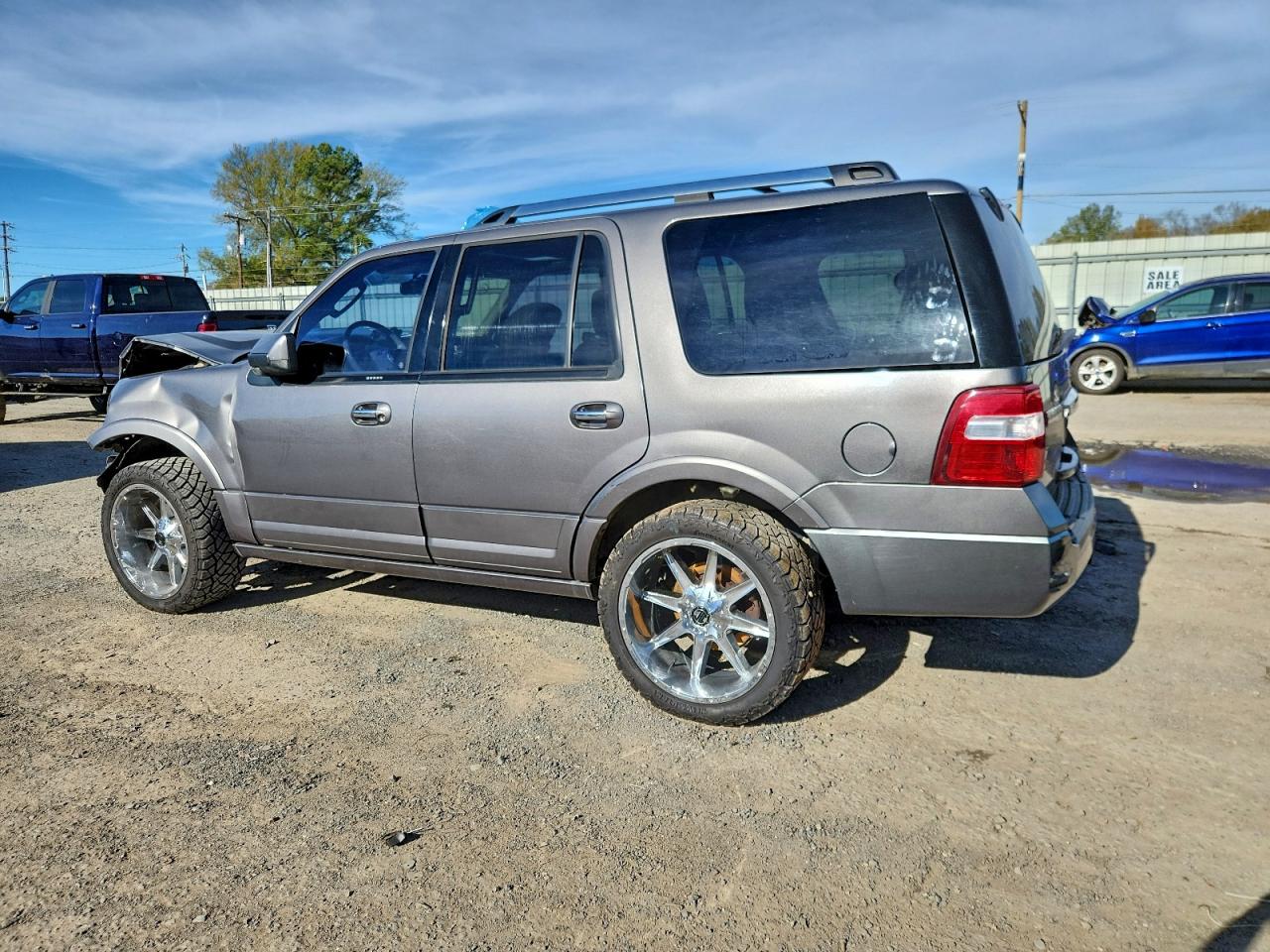 2012 Ford Expedition Limited Серый vin: 1FMJU1K56CEF04983