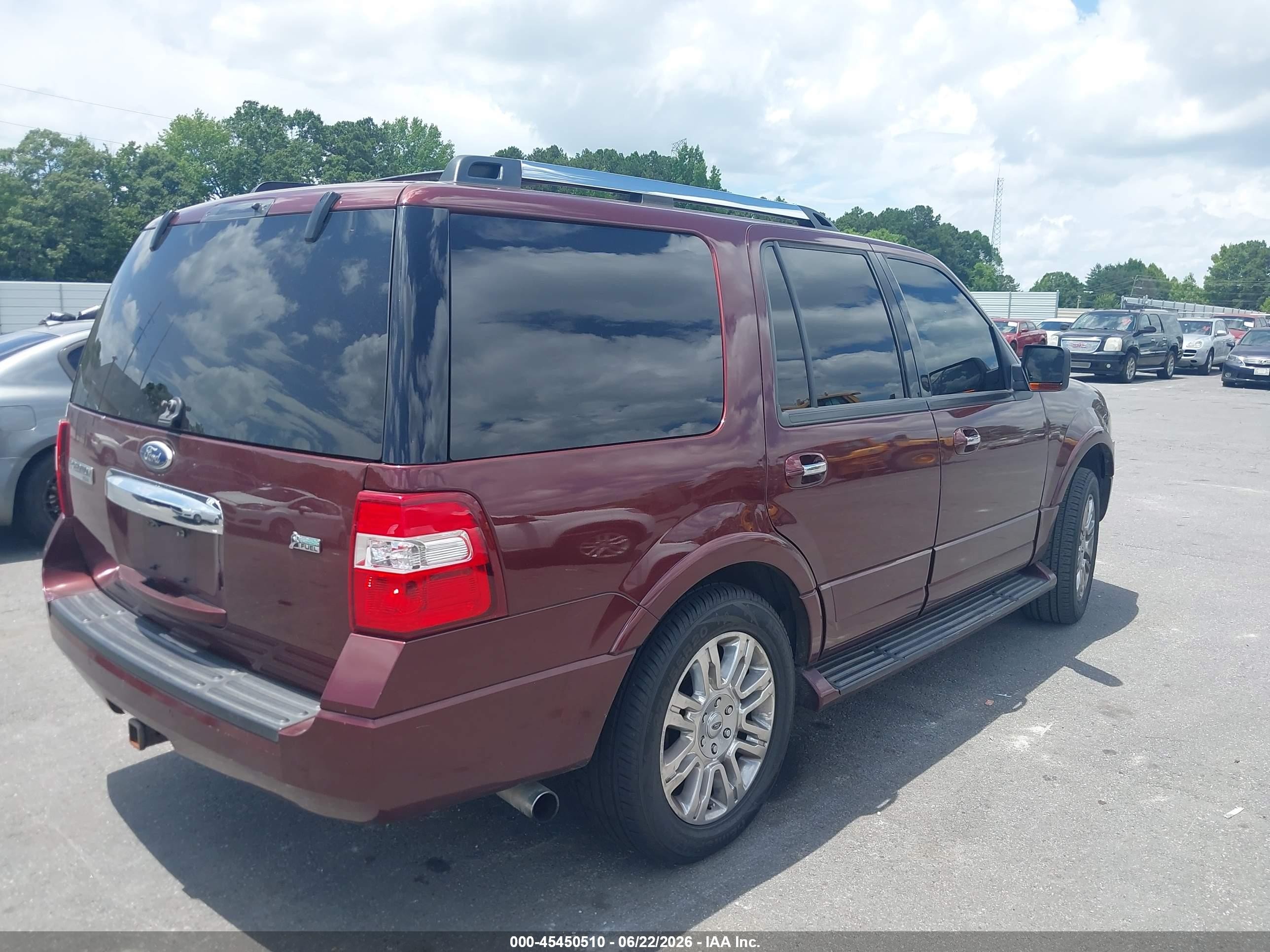 2011 Ford Expedition Limited Purple vin: 1FMJU1K57BEF17370