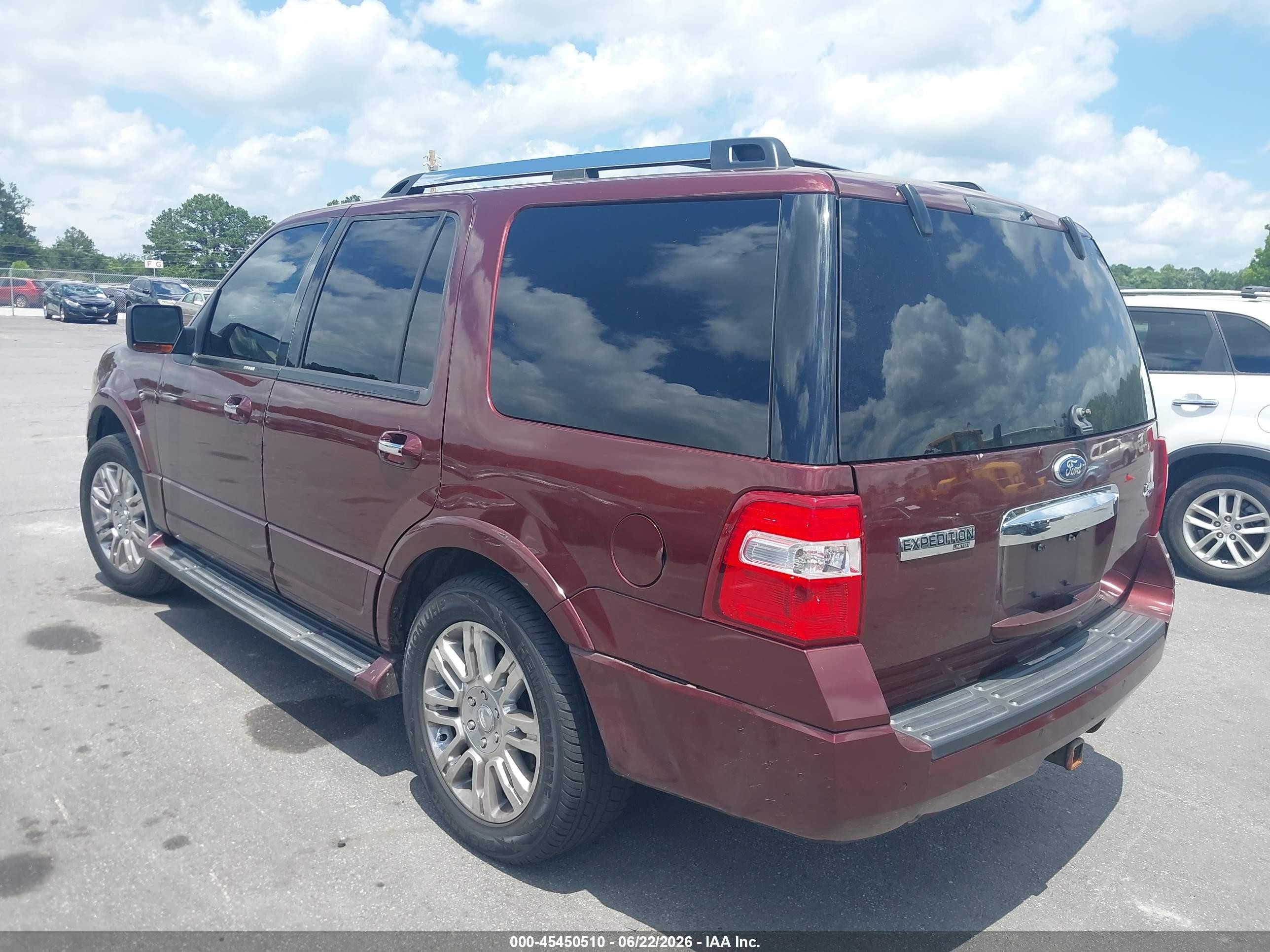 2011 Ford Expedition Limited Purple vin: 1FMJU1K57BEF17370