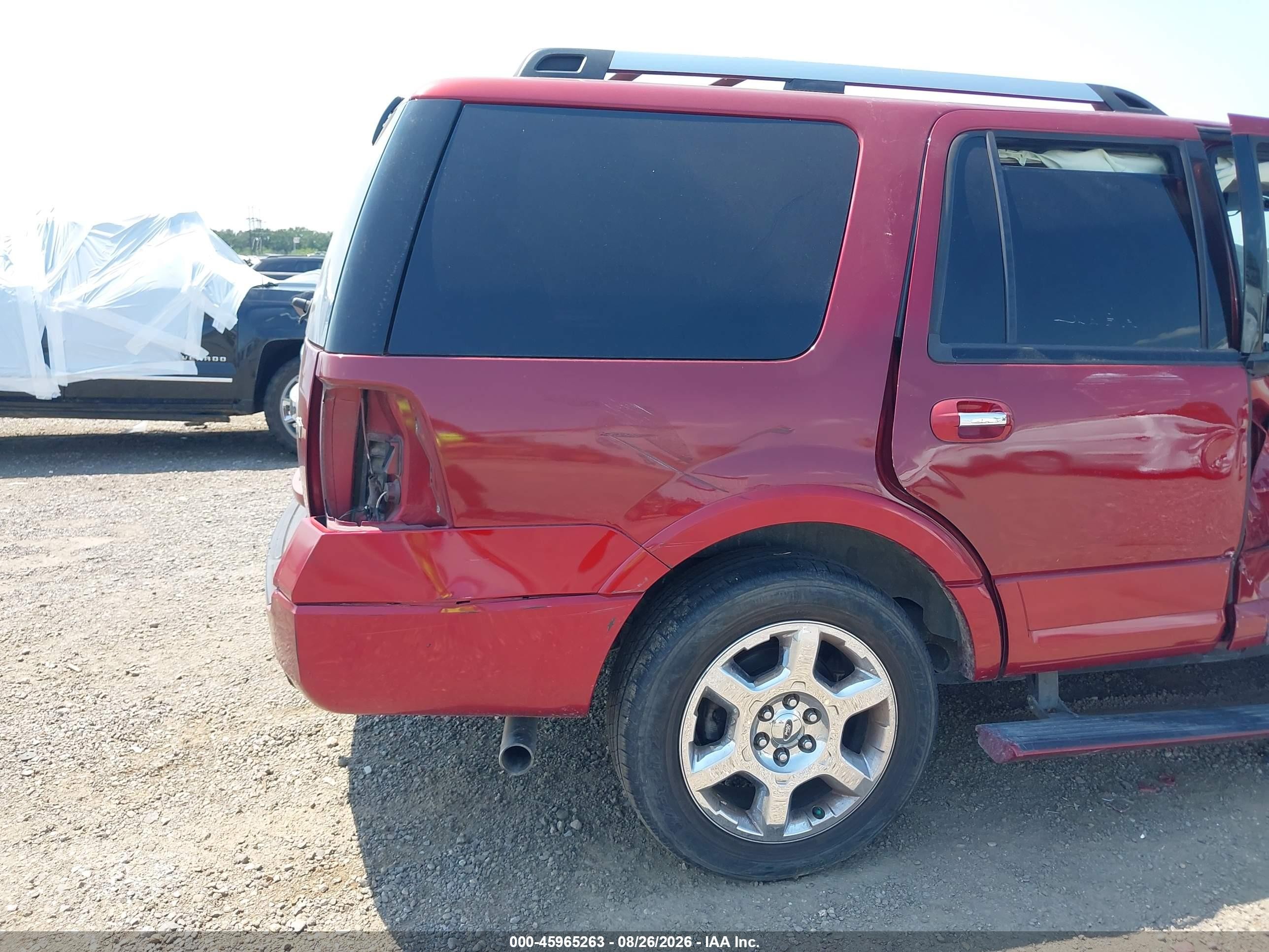 2013 Ford Expedition Limited Red vin: 1FMJU1K57DEF50260