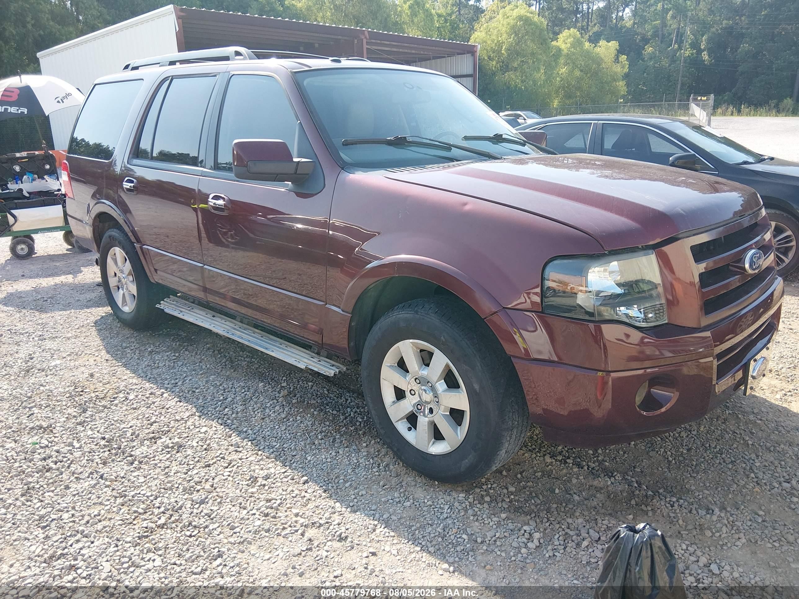 2010 Ford Expedition Limited Maroon vin: 1FMJU1K59AEB47232