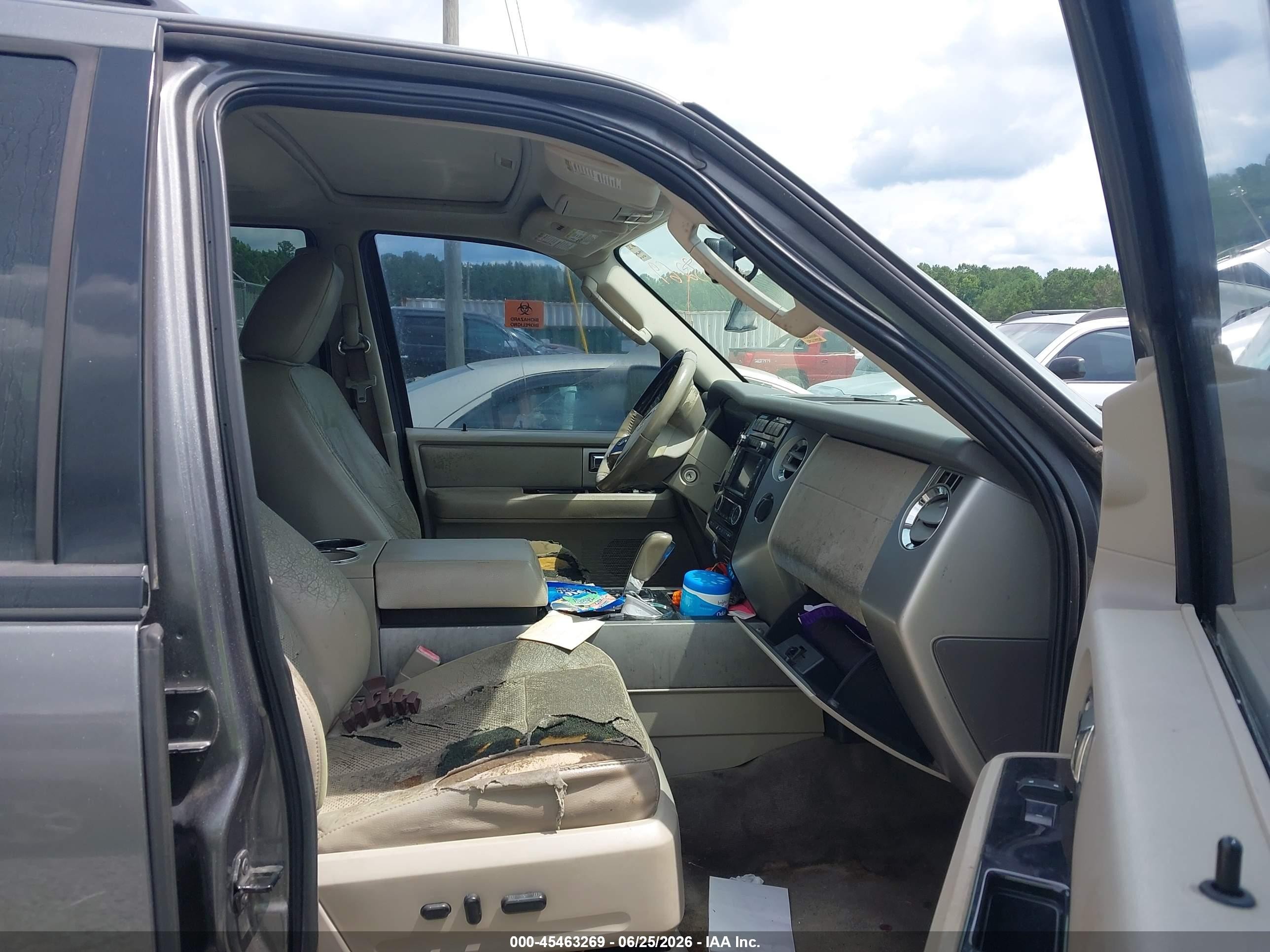 2011 Ford Expedition Limited Gray vin: 1FMJU1K59BEF02028