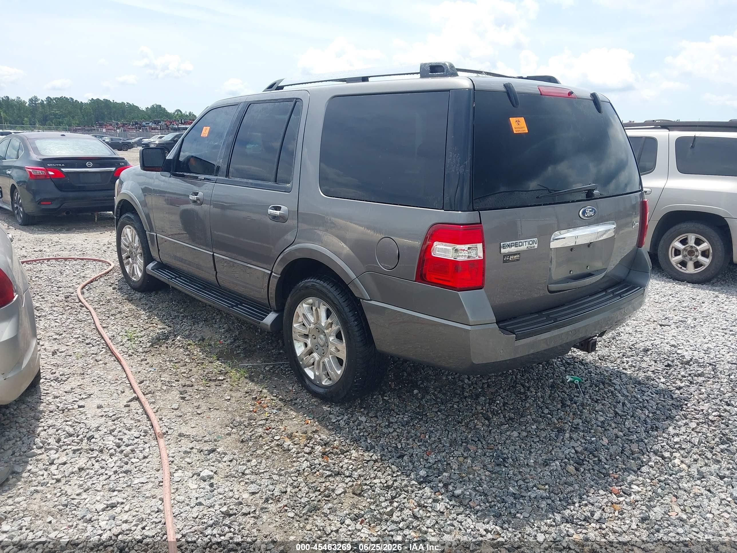 2011 Ford Expedition Limited Gray vin: 1FMJU1K59BEF02028